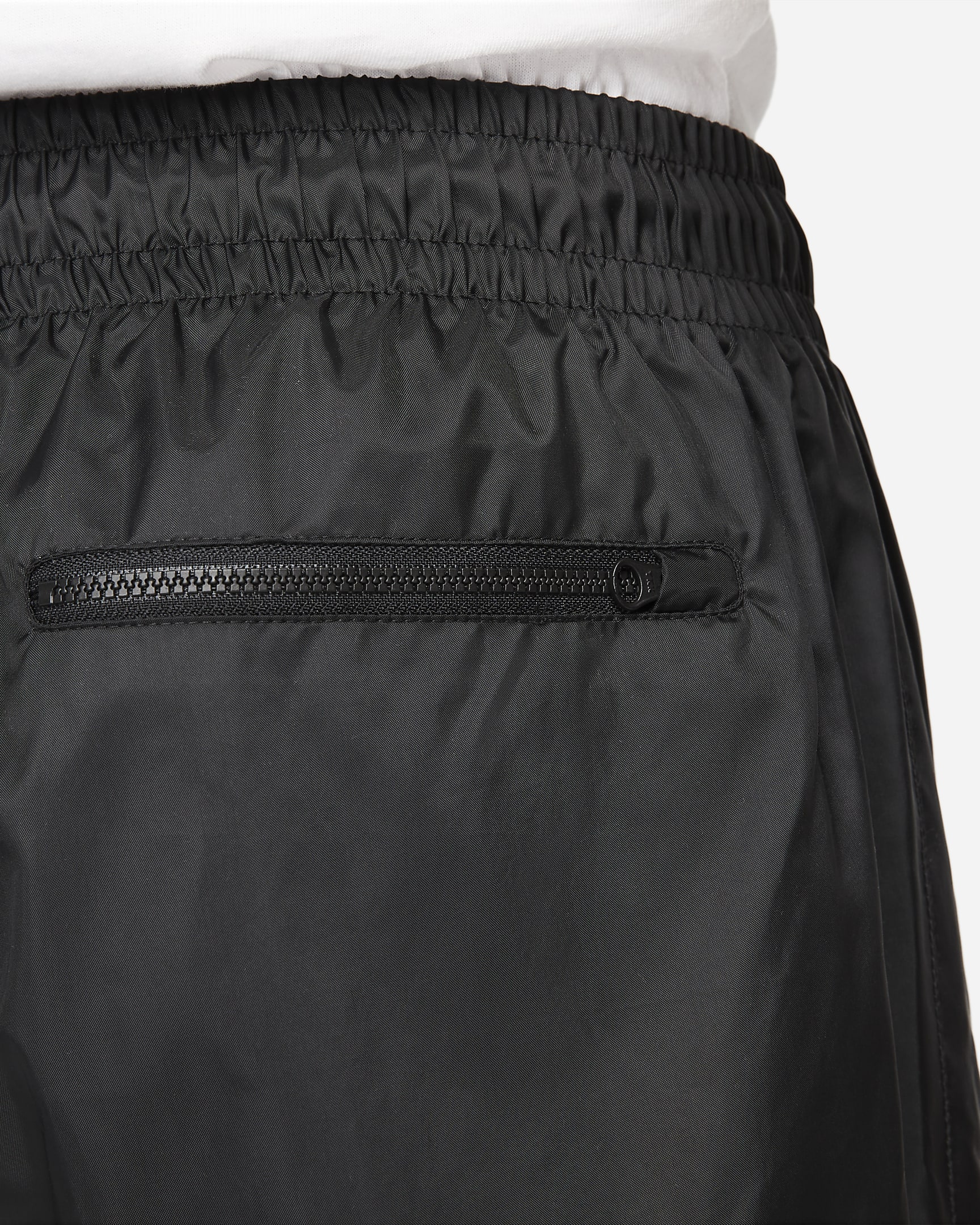 Pants forrados de tejido Woven para hombre Nike Windrunner - Negro/Negro/Blanco