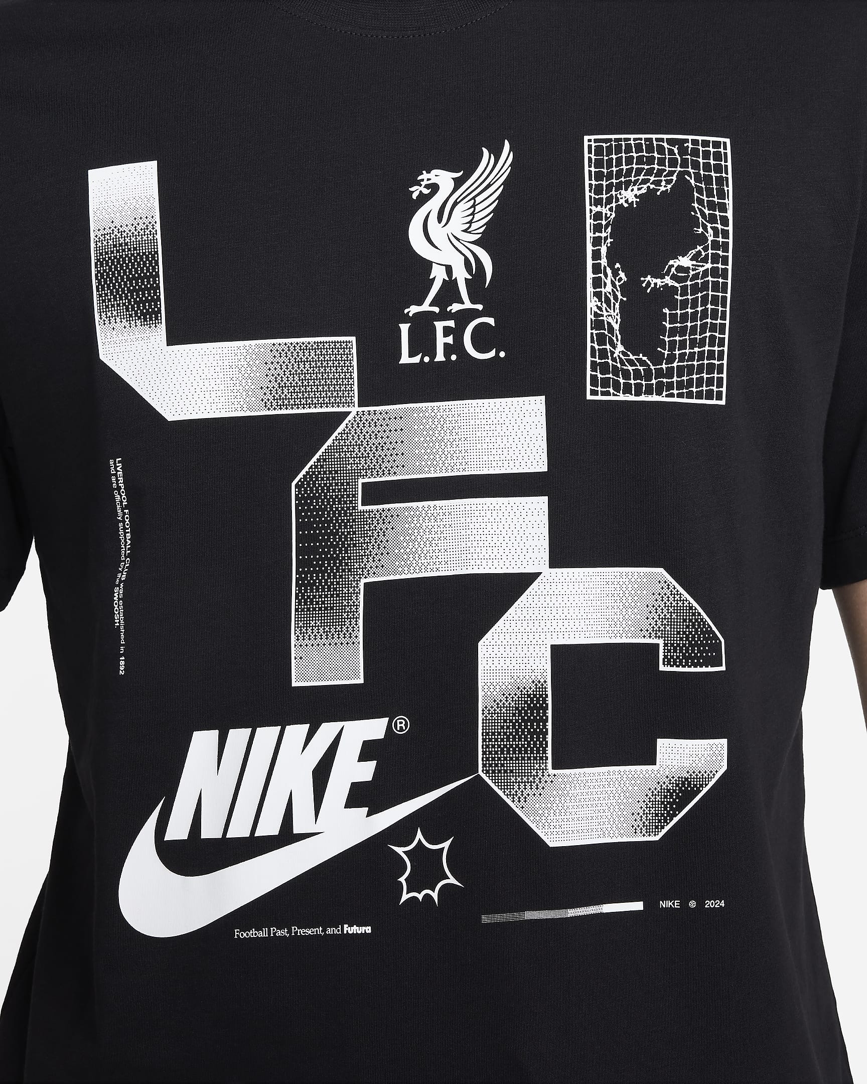 Liverpool F.C. Men's Nike Football T-Shirt - Black