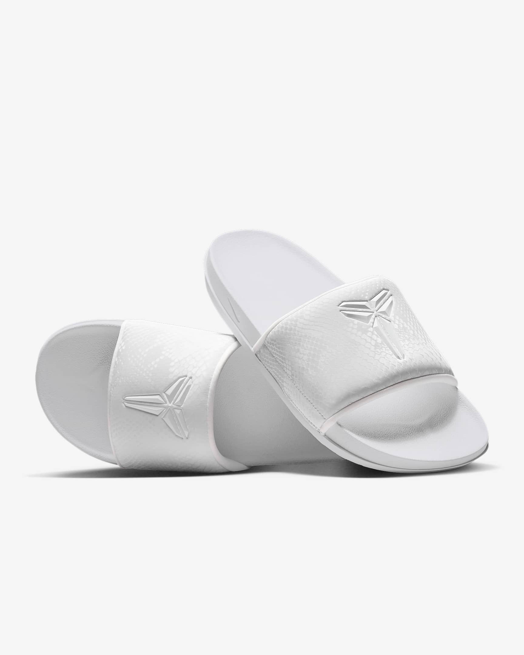 Kobe Offcourt Men's Slides - White/White