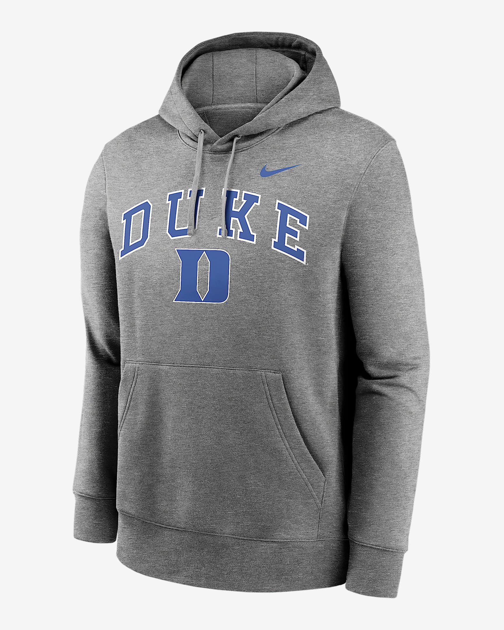 Duke Arch Men's Nike College Pullover Hoodie - Grey