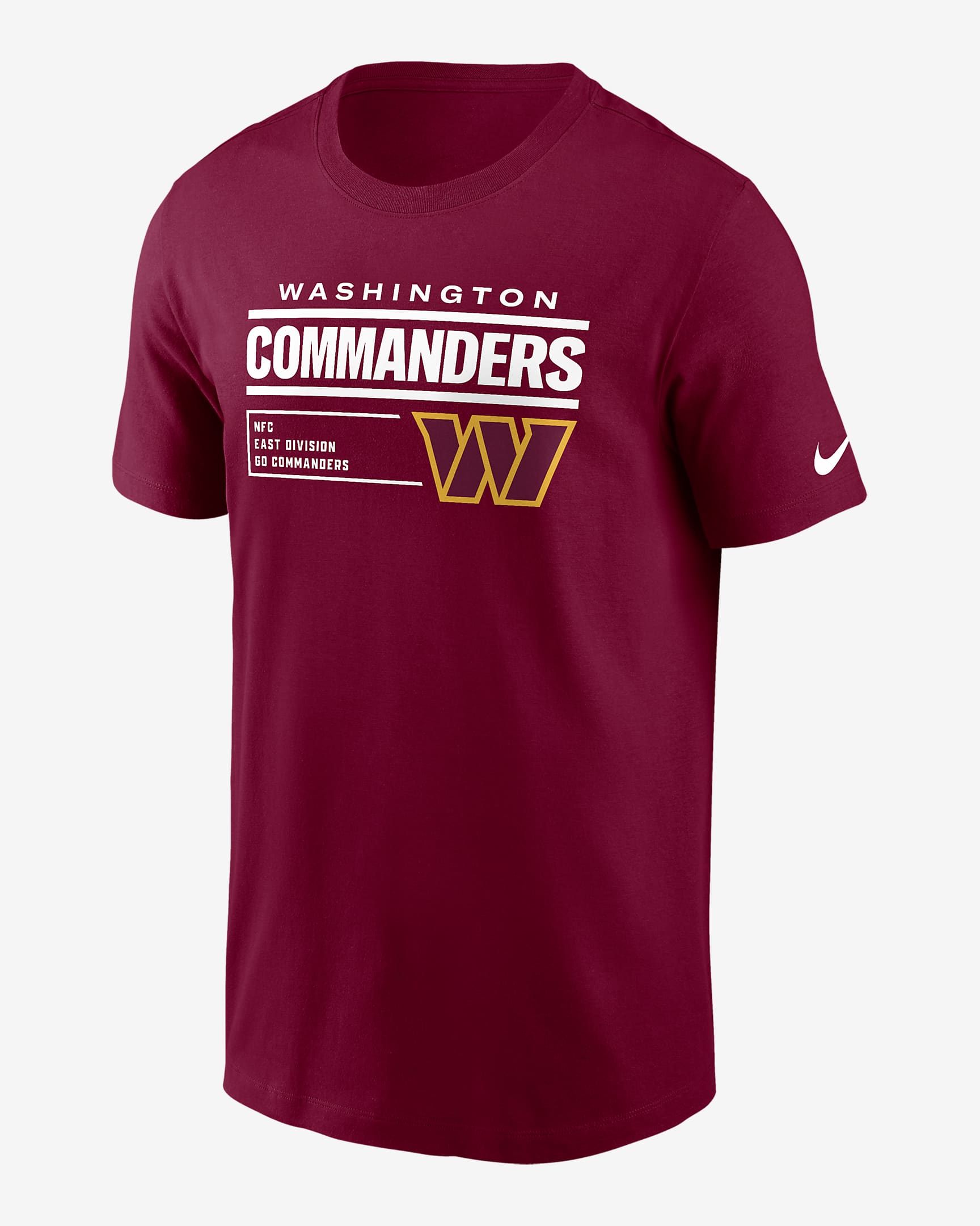 Washington Commanders Division Essential Men's Nike NFL T-Shirt. Nike.com