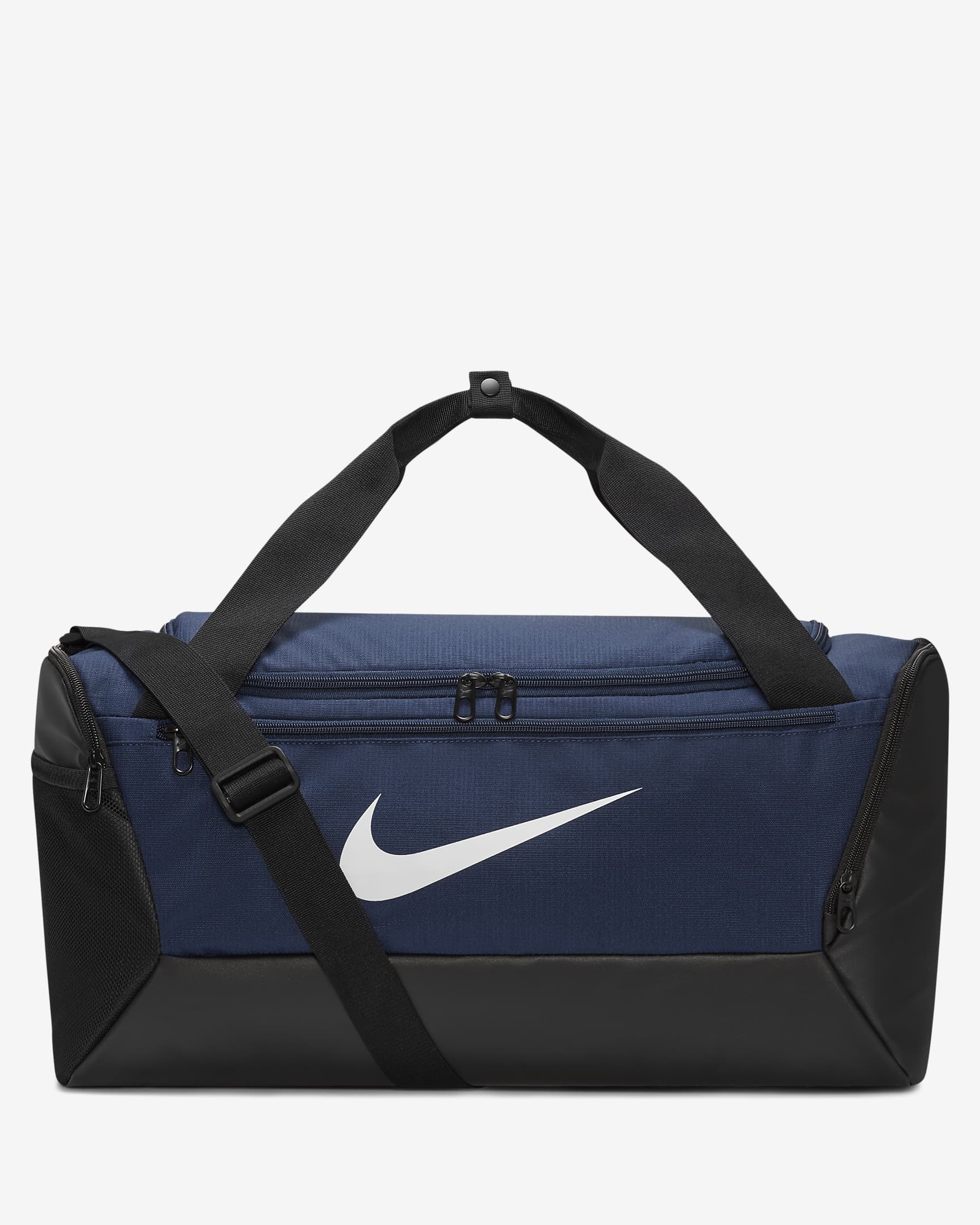 Sac de sport de training Nike Brasilia 9.5 (petite taille, 41 L) - Midnight Navy/Noir/Blanc