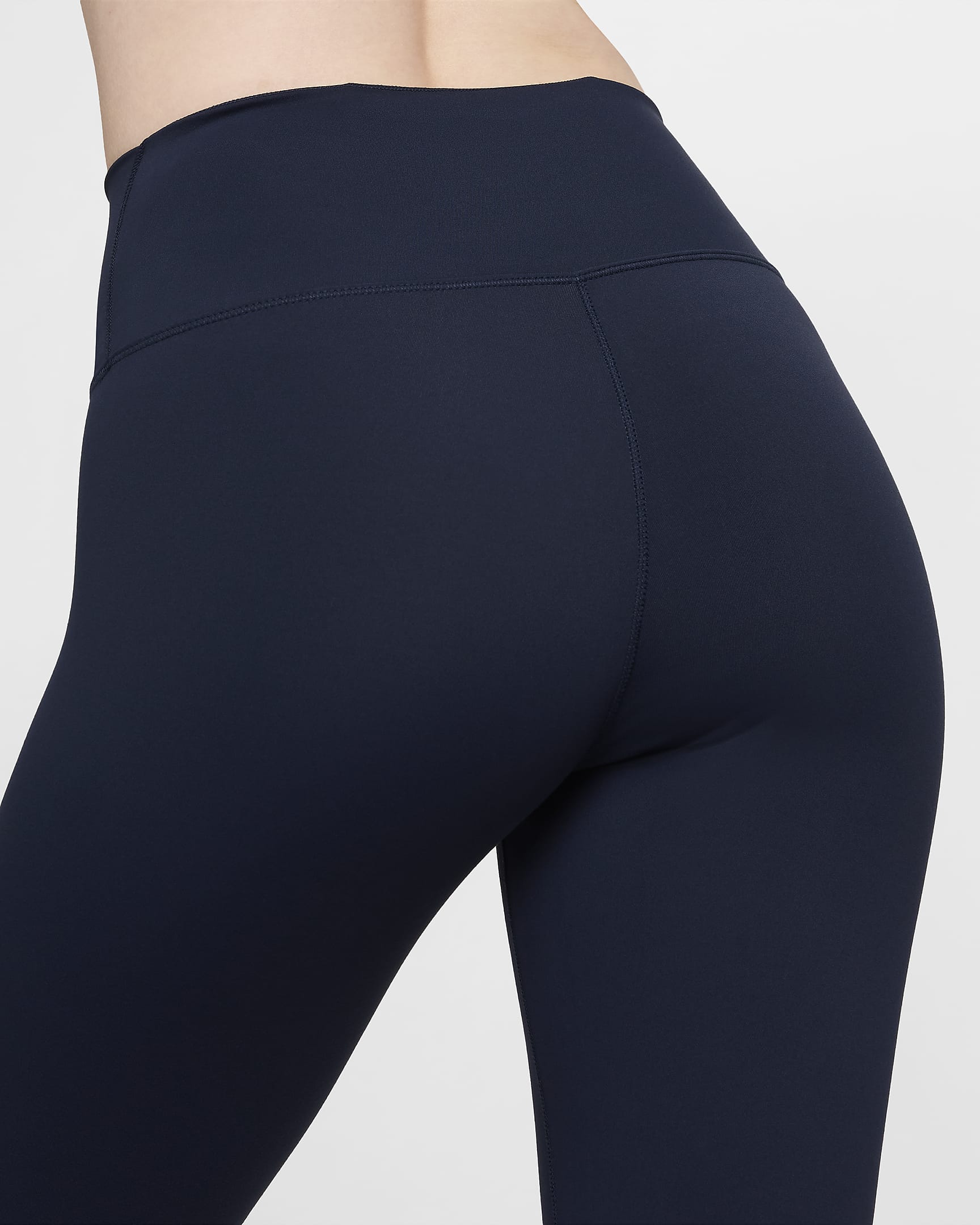 Nike One Women's High-Waisted Full-Length Leggings - Obsidian/Black