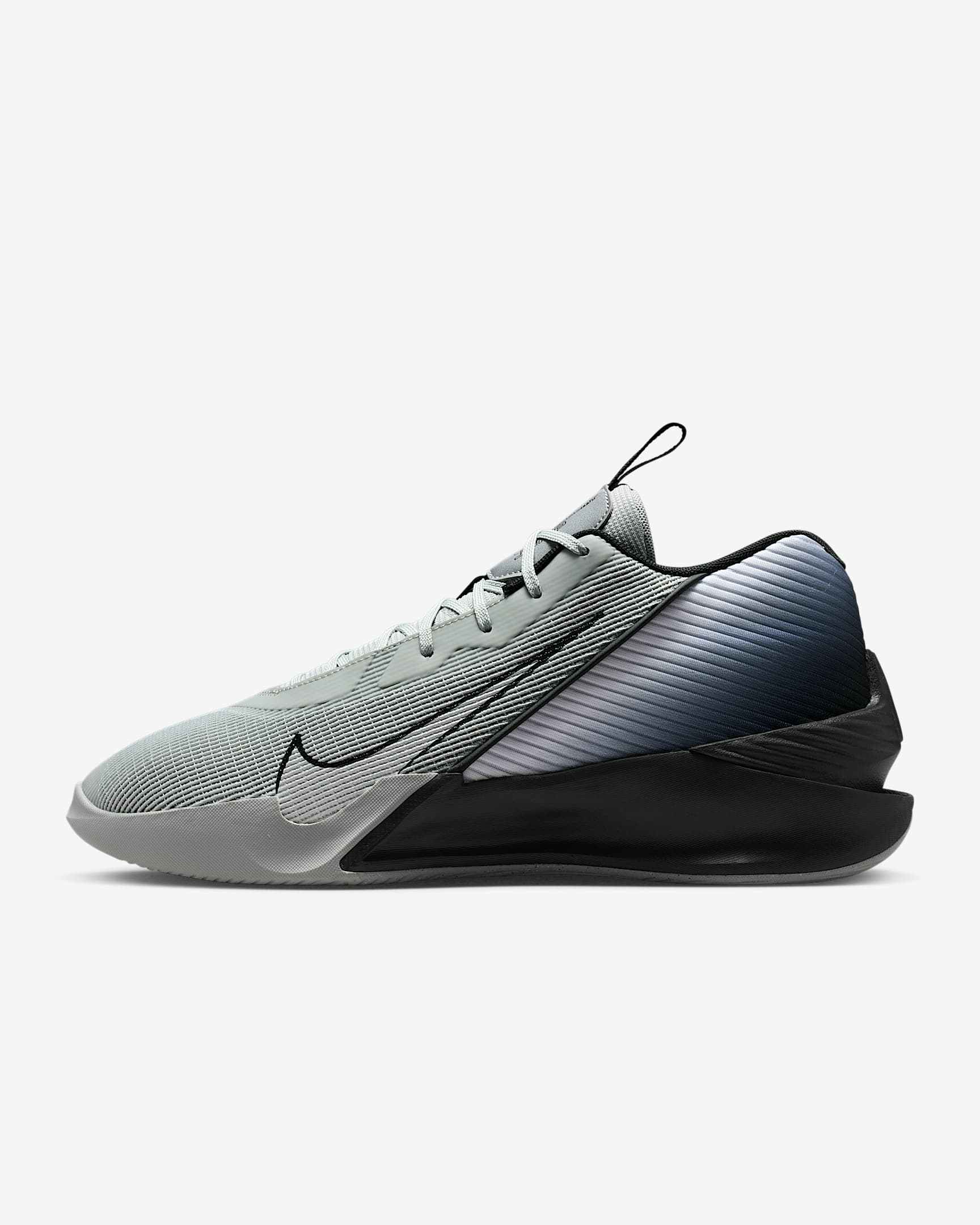 Nike G.T. Jump Academy Zapatillas de baloncesto - Light Smoke Grey/Negro/Blanco/Plata metalizado