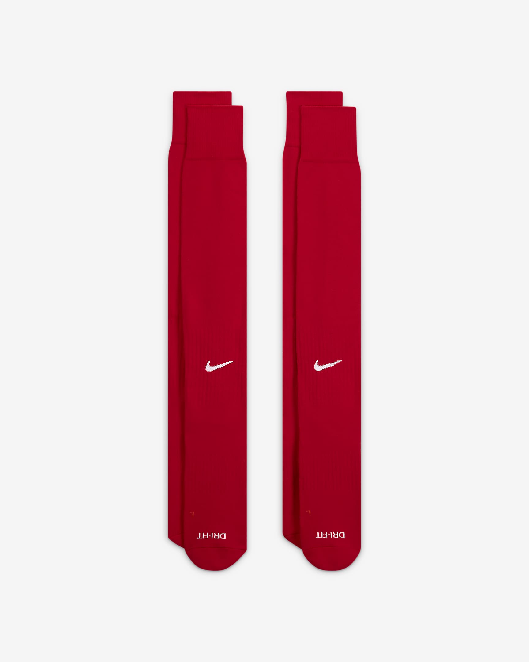 Calcetines de Béisbol/Softbol hasta la rodilla para niños (2 pares) Nike Swoosh Nike - Rojo universitario/Blanco