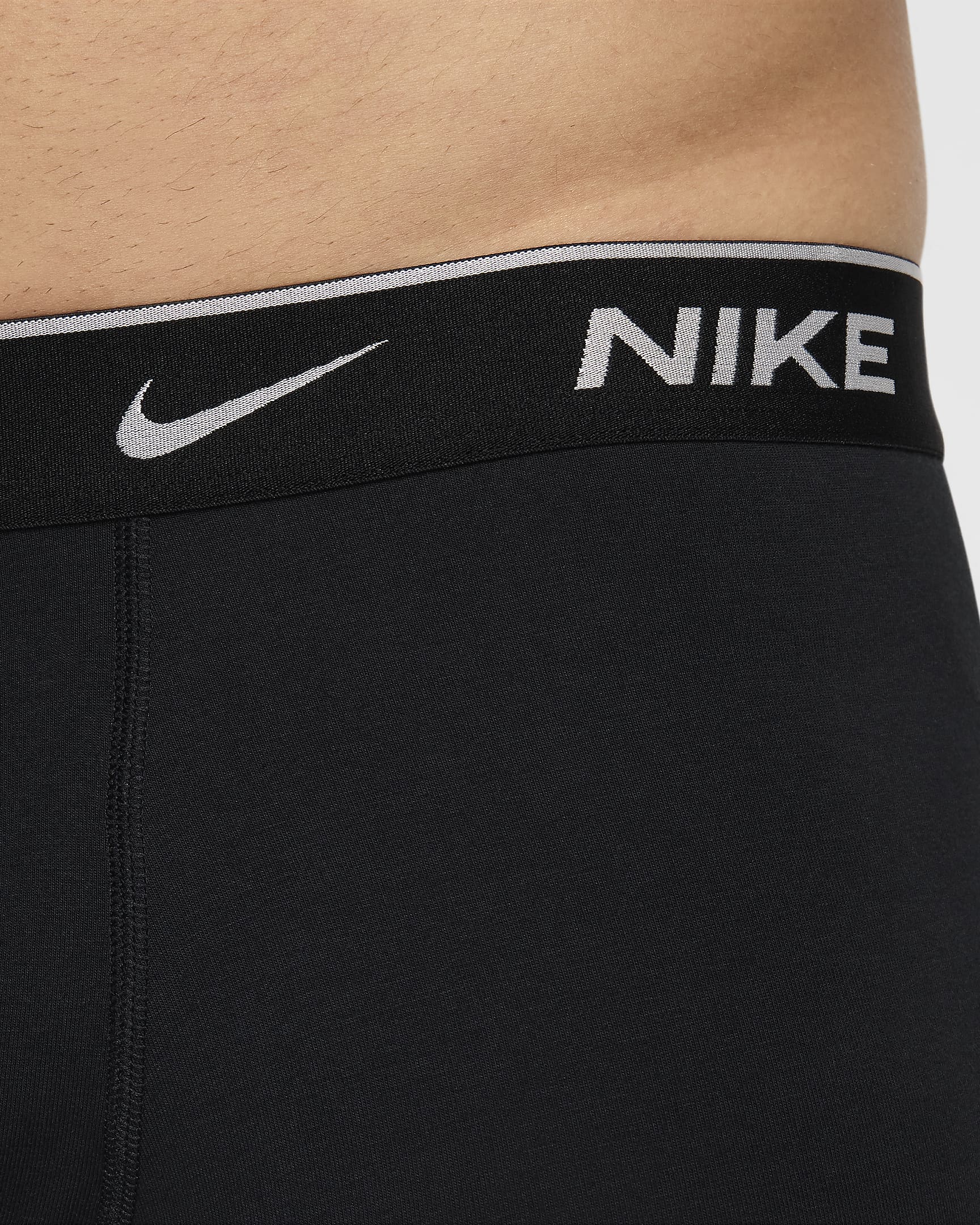 Nike Dri-FIT Essential Cotton Stretch Men's Boxer Briefs (3-Pack) - Silver