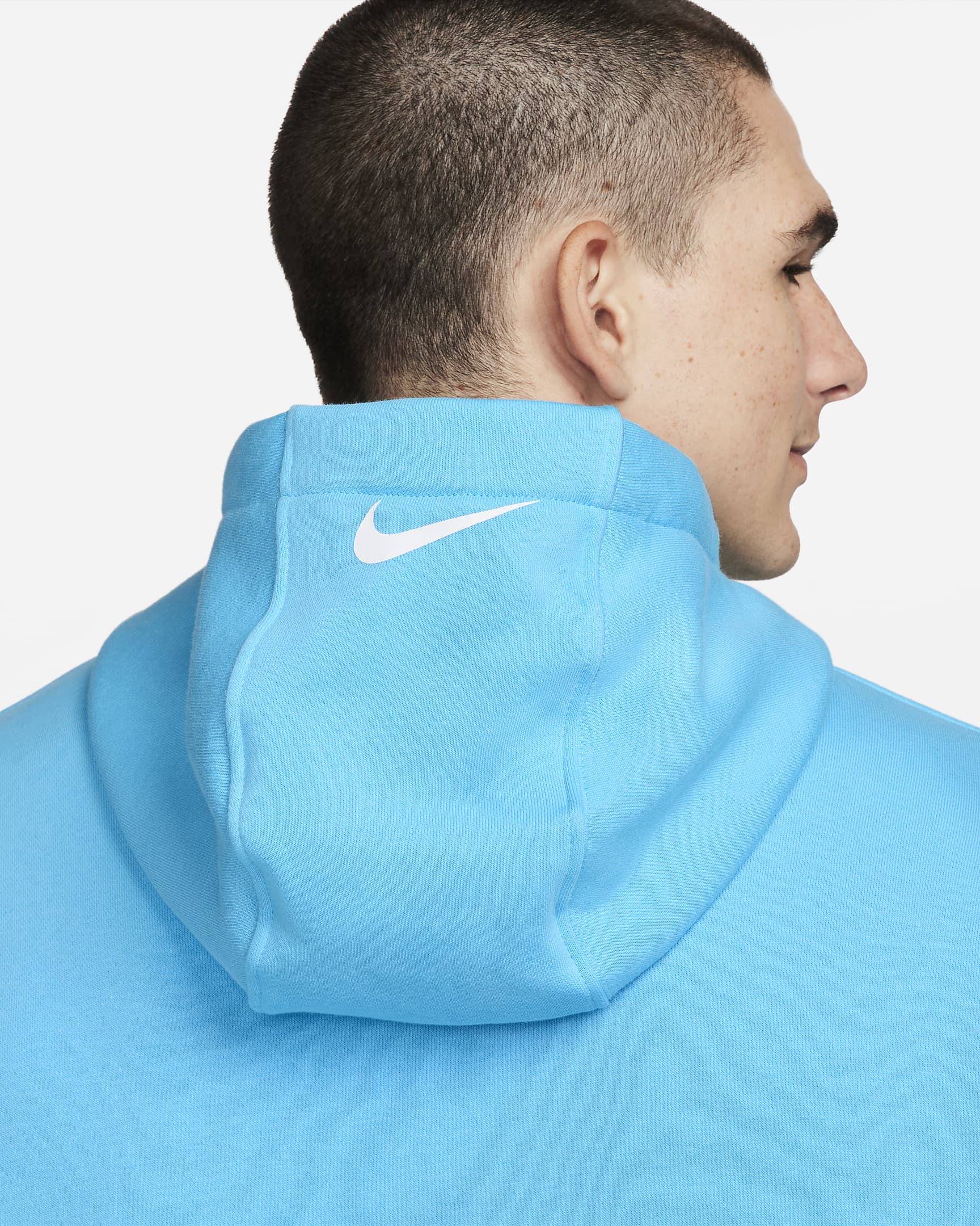 Sweat à capuche en tissu Fleece Nike Sportswear pour homme - Baltic Blue