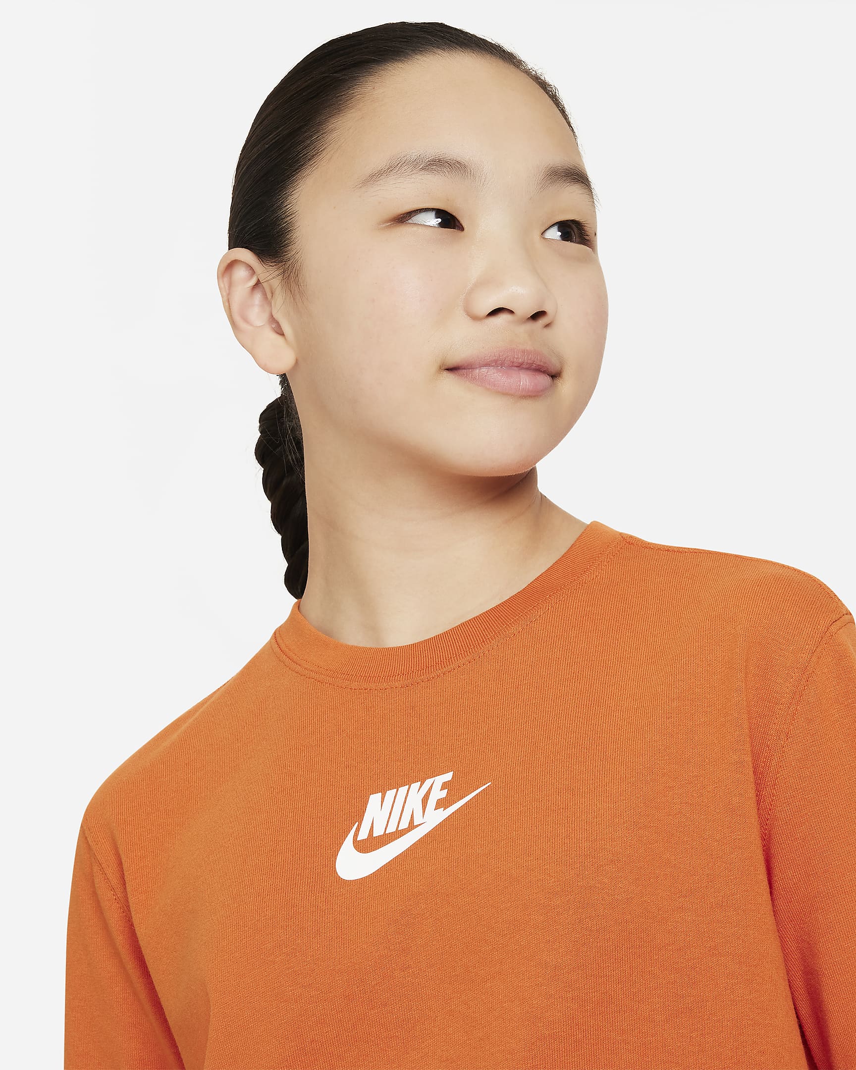 Nike Sportswear Older Kids' Long-Sleeve T-Shirt. Nike IN