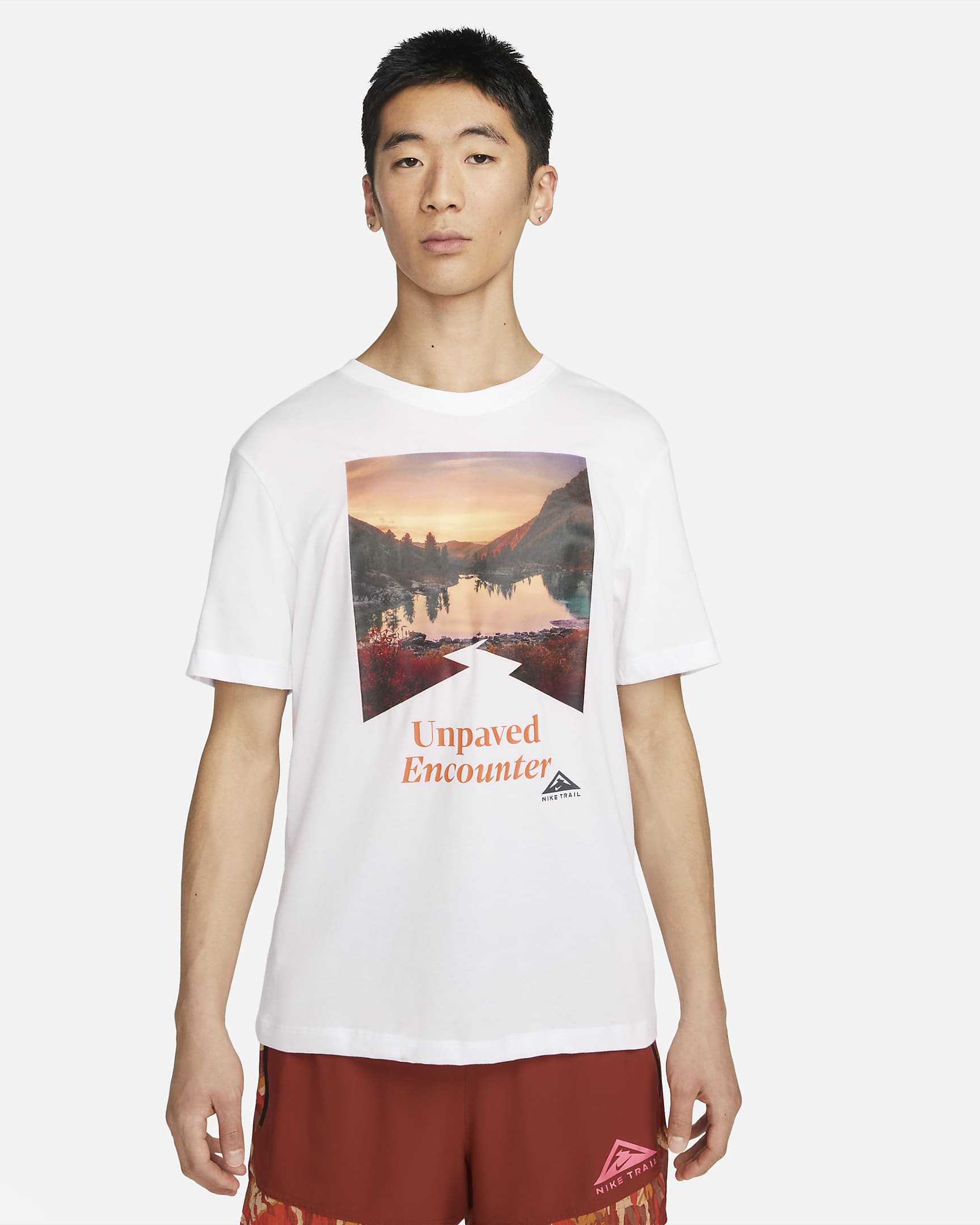 Nike Trail Dri-FIT Men's Running T-Shirt - White