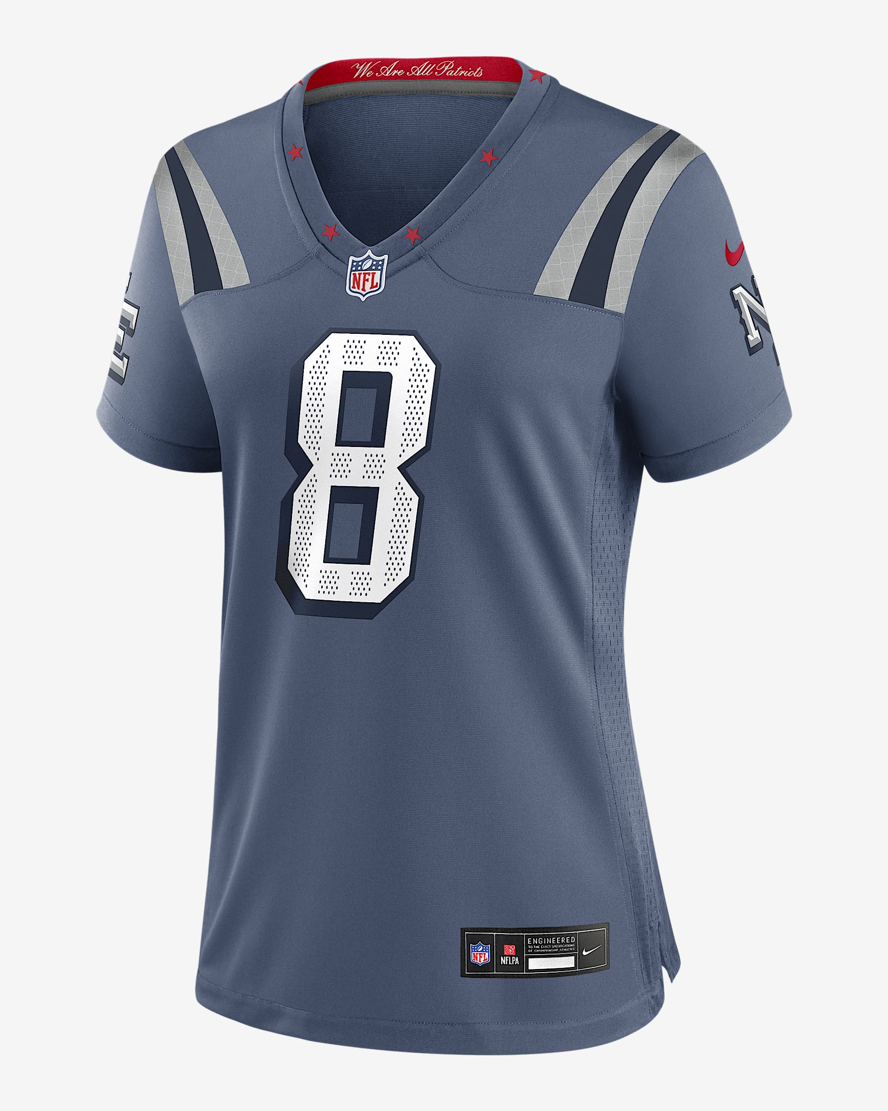 Stefon Diggs New England Patriots Rivalries Collection Women’s Nike NFL Game Jersey - Blue