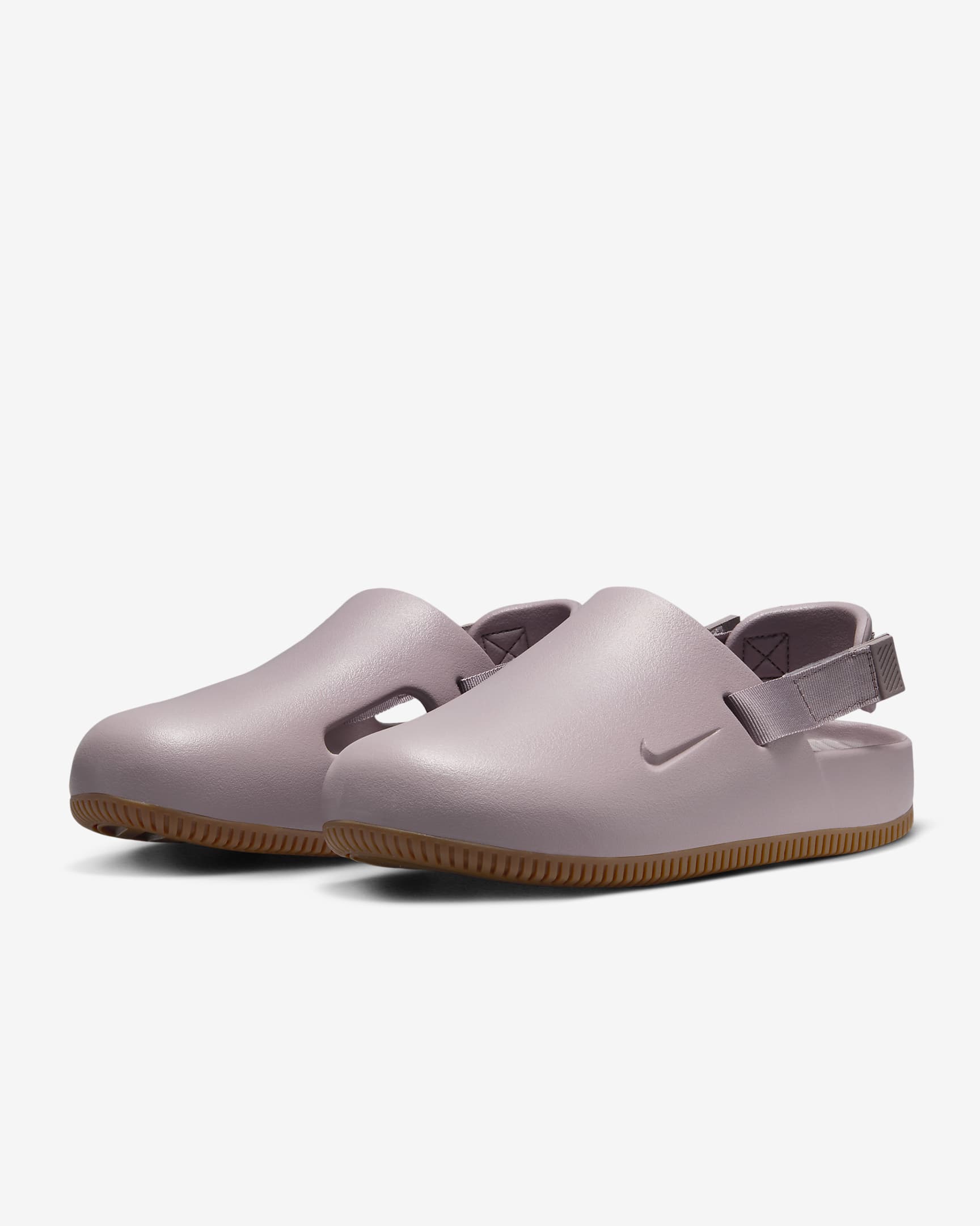 Nike Calm Women's Mules - Light Violet Ore/Gum Medium Brown/Light Violet Ore