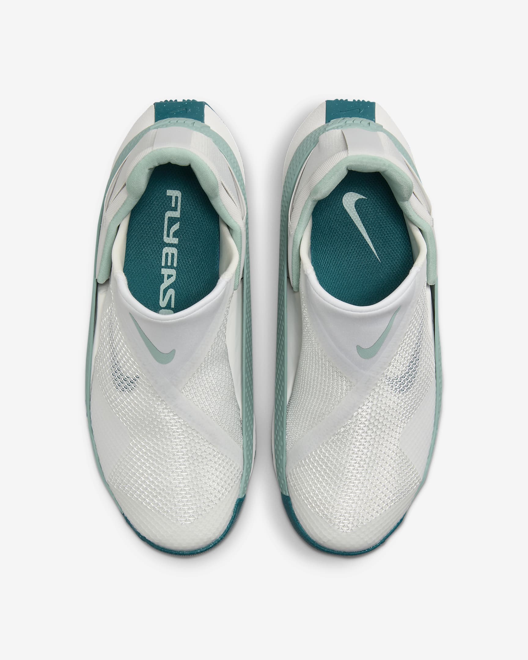 Nike Go FlyEase Easy On/Off Shoes - Photon Dust/Summit White/Mineral/Geode Teal