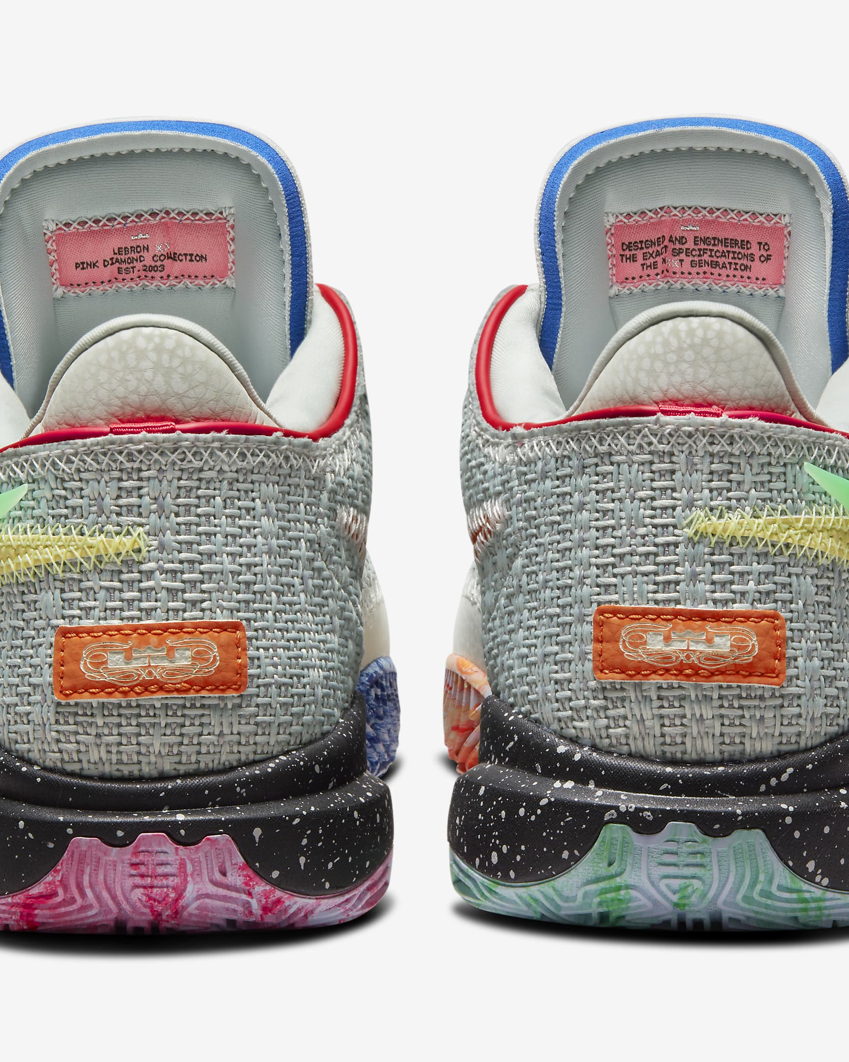 LeBron XX EP 籃球鞋 - Light Silver/Lemon Chiffon/Safety Orange/Hyper Royal