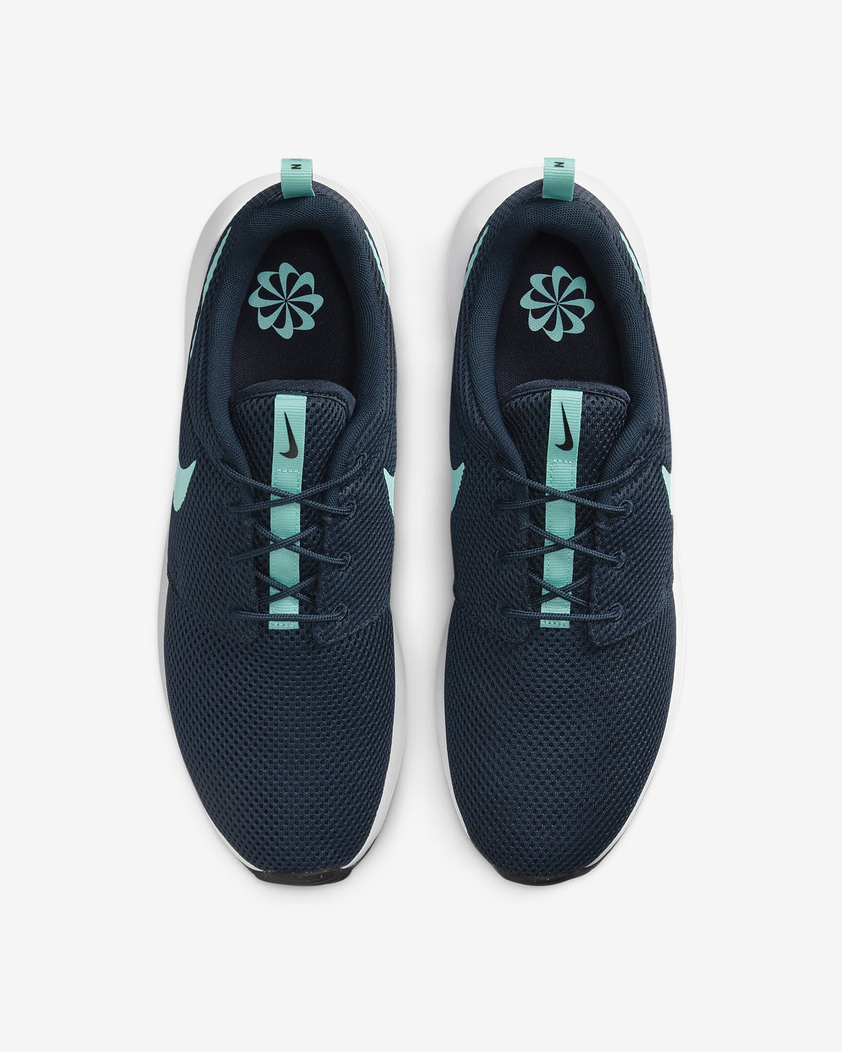 Roshe G Next Nature Men's Golf Shoes - Armory Navy/Black/White/Green Frost