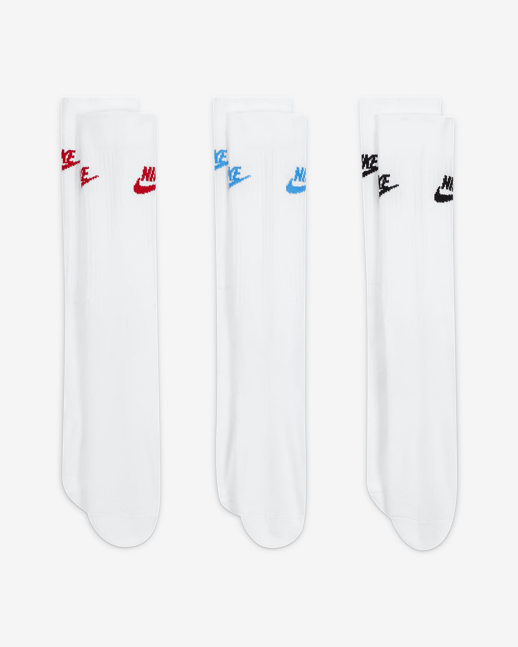 Chaussettes mi-mollet Nike Sportswear Everyday Essential (3 paires) - Multicolore