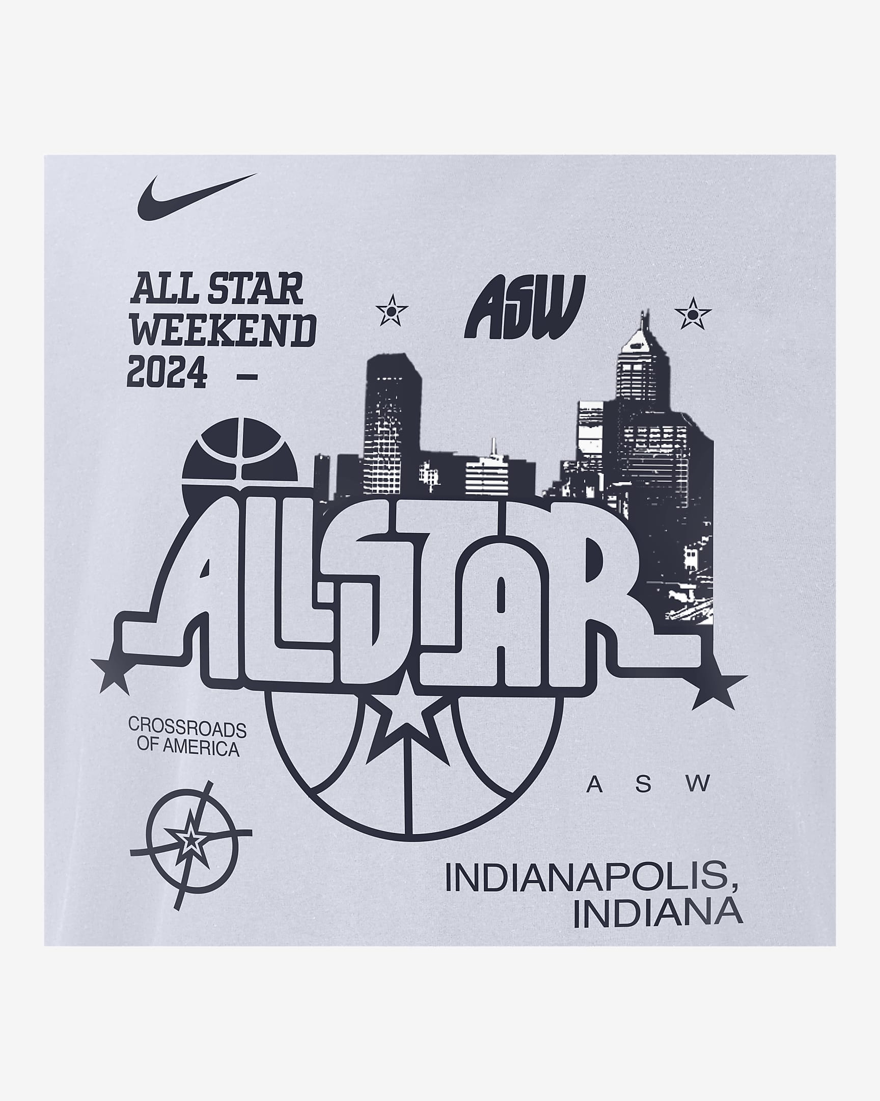 2024 AllStar Weekend Men's Nike NBA Max90 TShirt. Nike BE