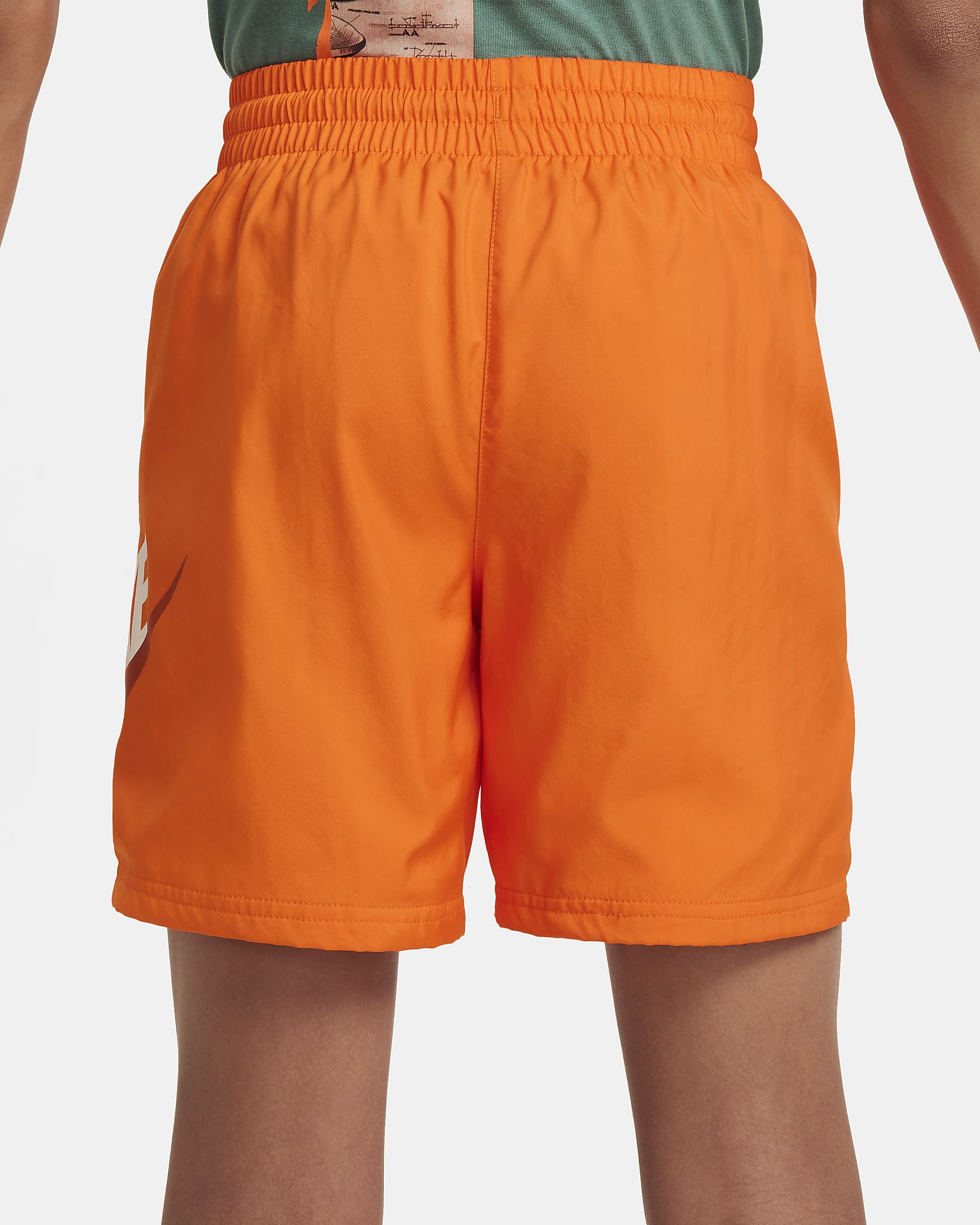 Shorts in tessuto Nike Sportswear – Ragazzi - Safety Orange