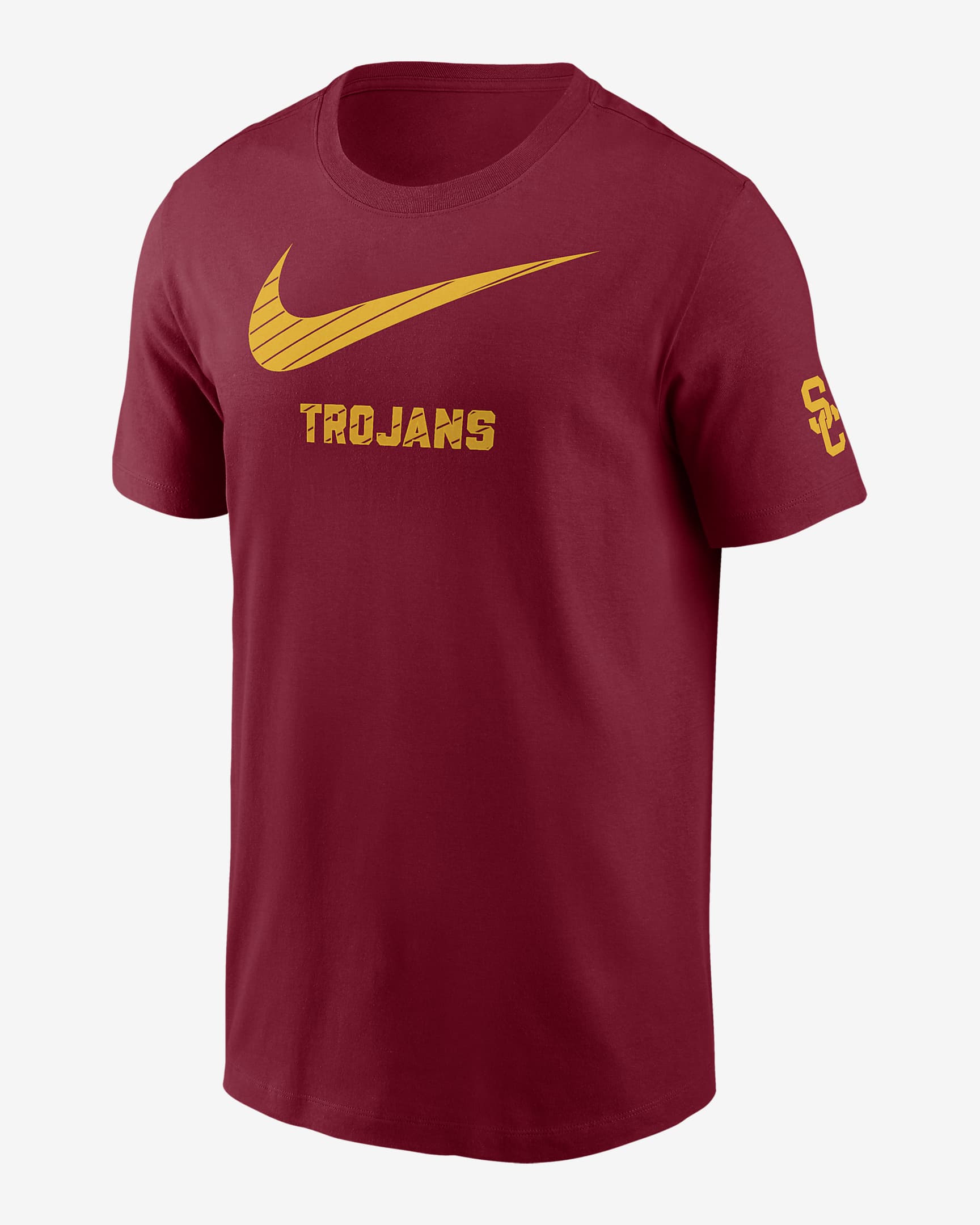 USC Trojans Campus Mascot Men's Nike College T-Shirt - Crimson