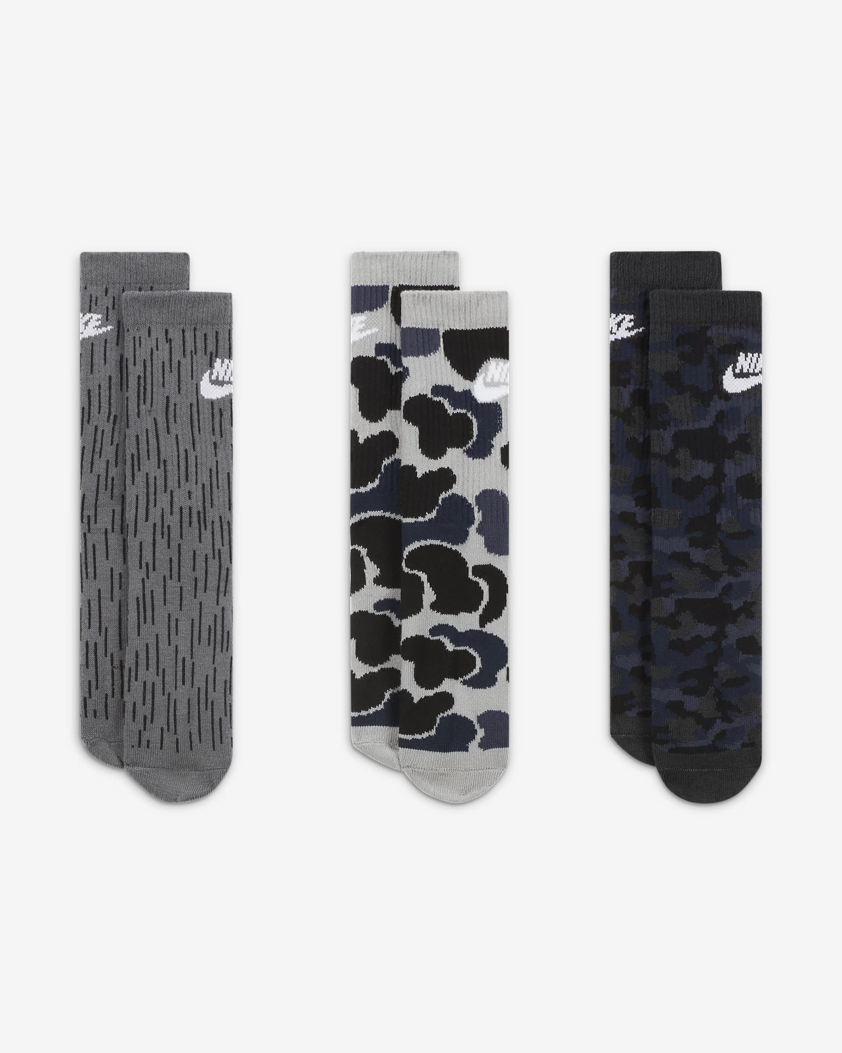 mens nike camo socks