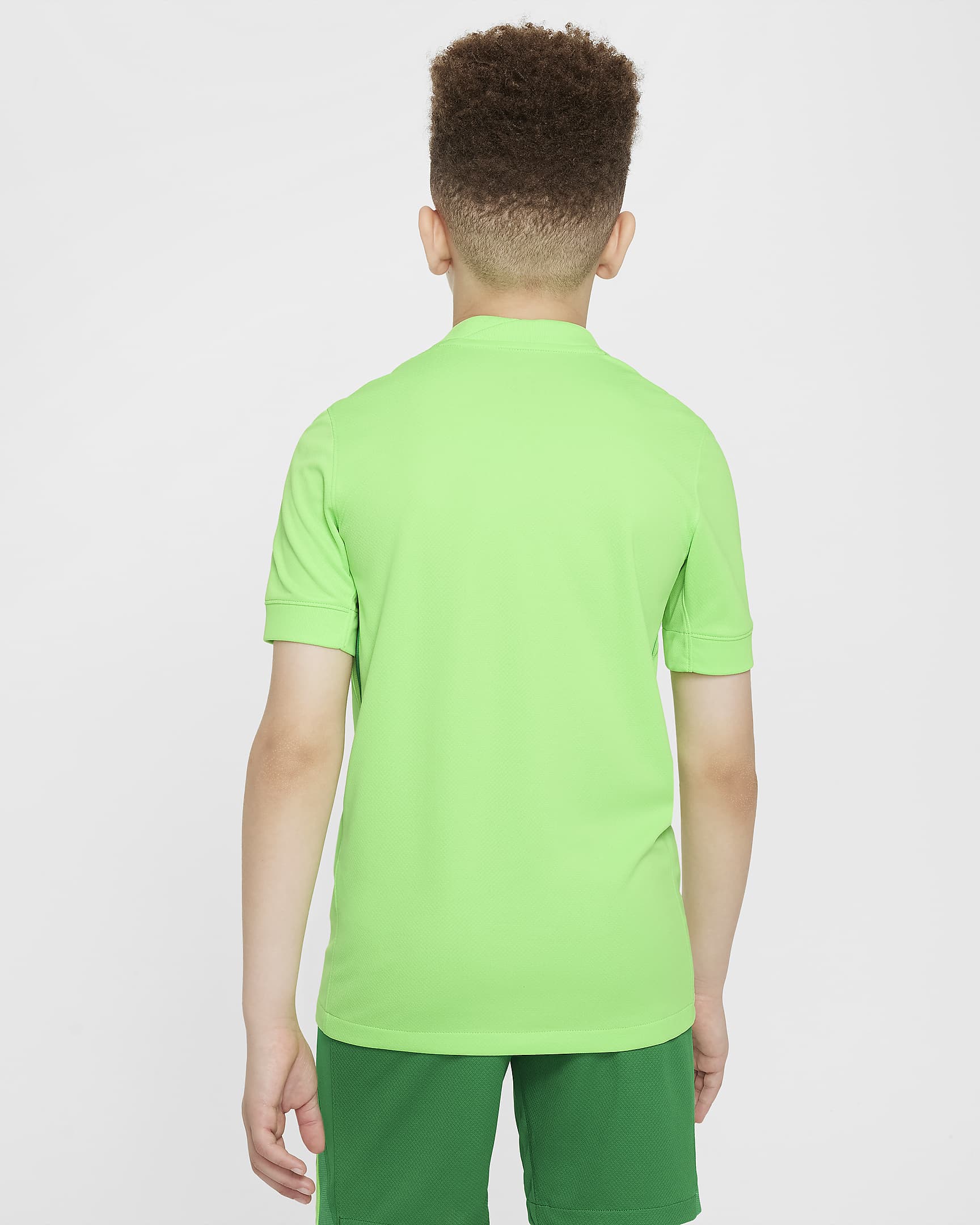 Primera equipación Stadium VfL Wolfsburgo 2024/25 Camiseta de fútbol de réplica Nike Dri-FIT - Niño/a - Sub Lime/Lucky Green/Sub Lime