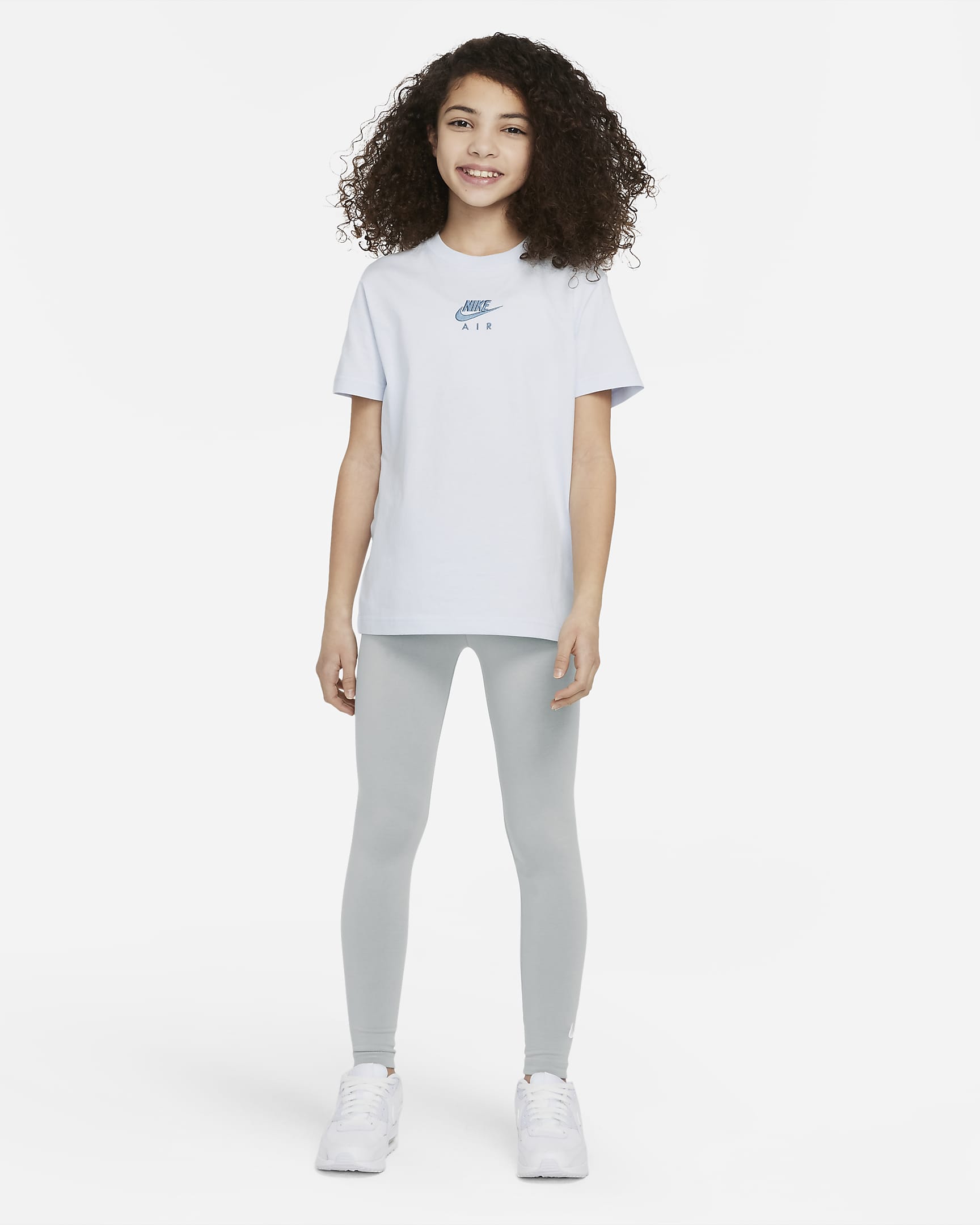 Nike Air Older Kids' (Girls') T-Shirt - Football Grey