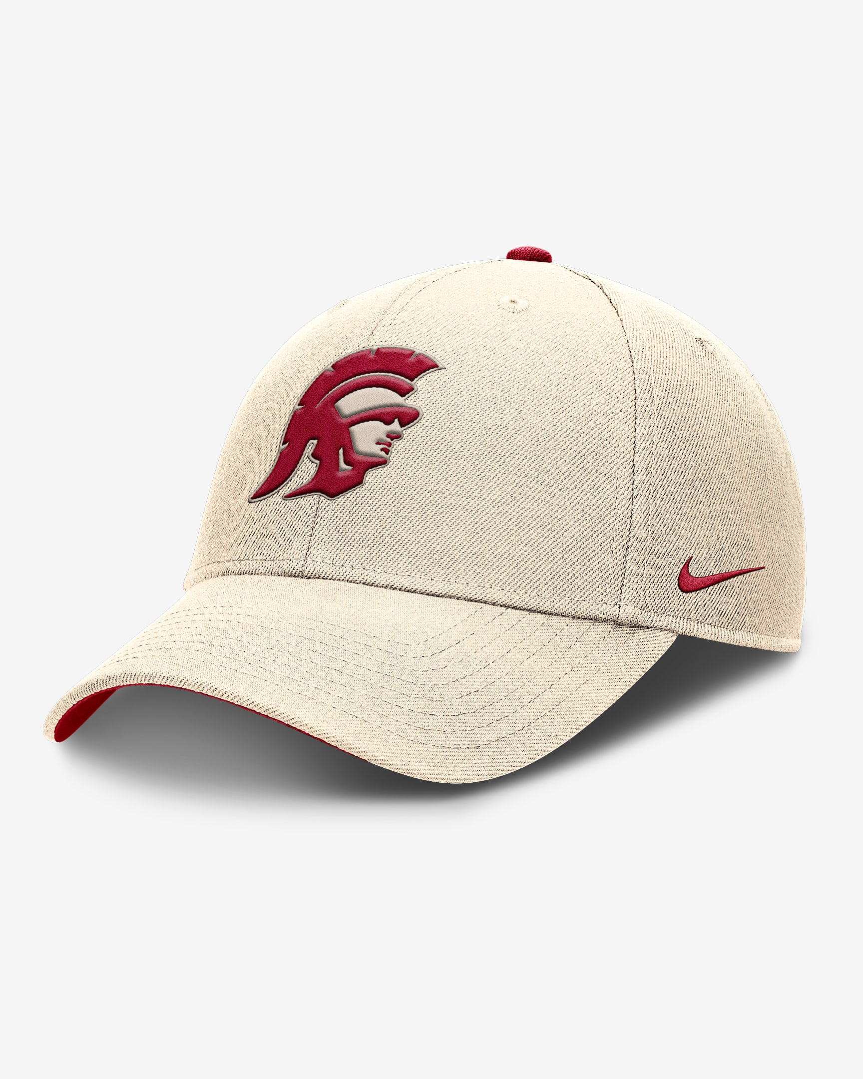 USC Primetime Rise Men's Nike Dri-FIT College Trucker Adjustable Hat - Natural