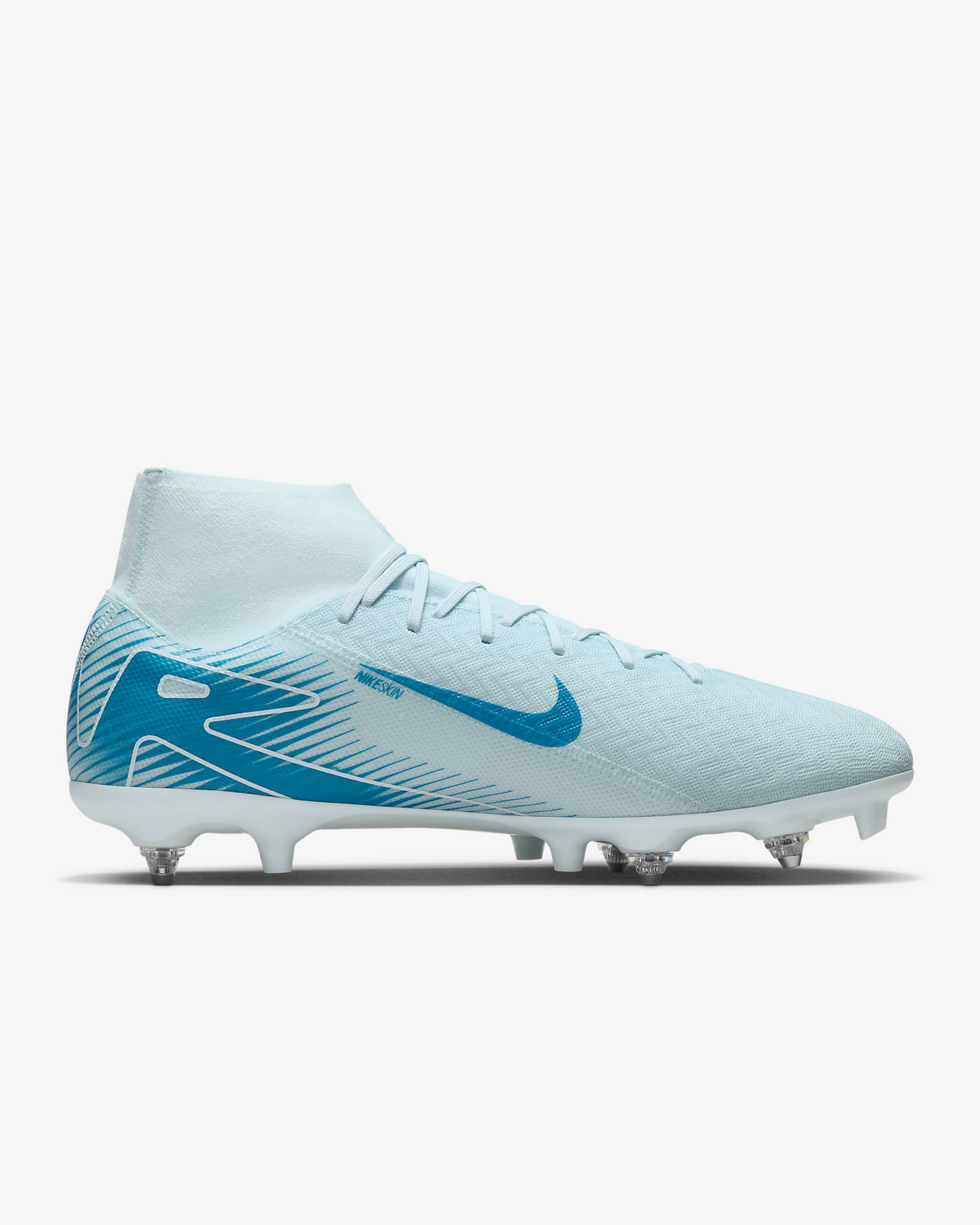 Scarpa da calcio a taglio alto SG-Pro Nike Mercurial Superfly 10 Academy - Glacier Blue/Blue Orbit