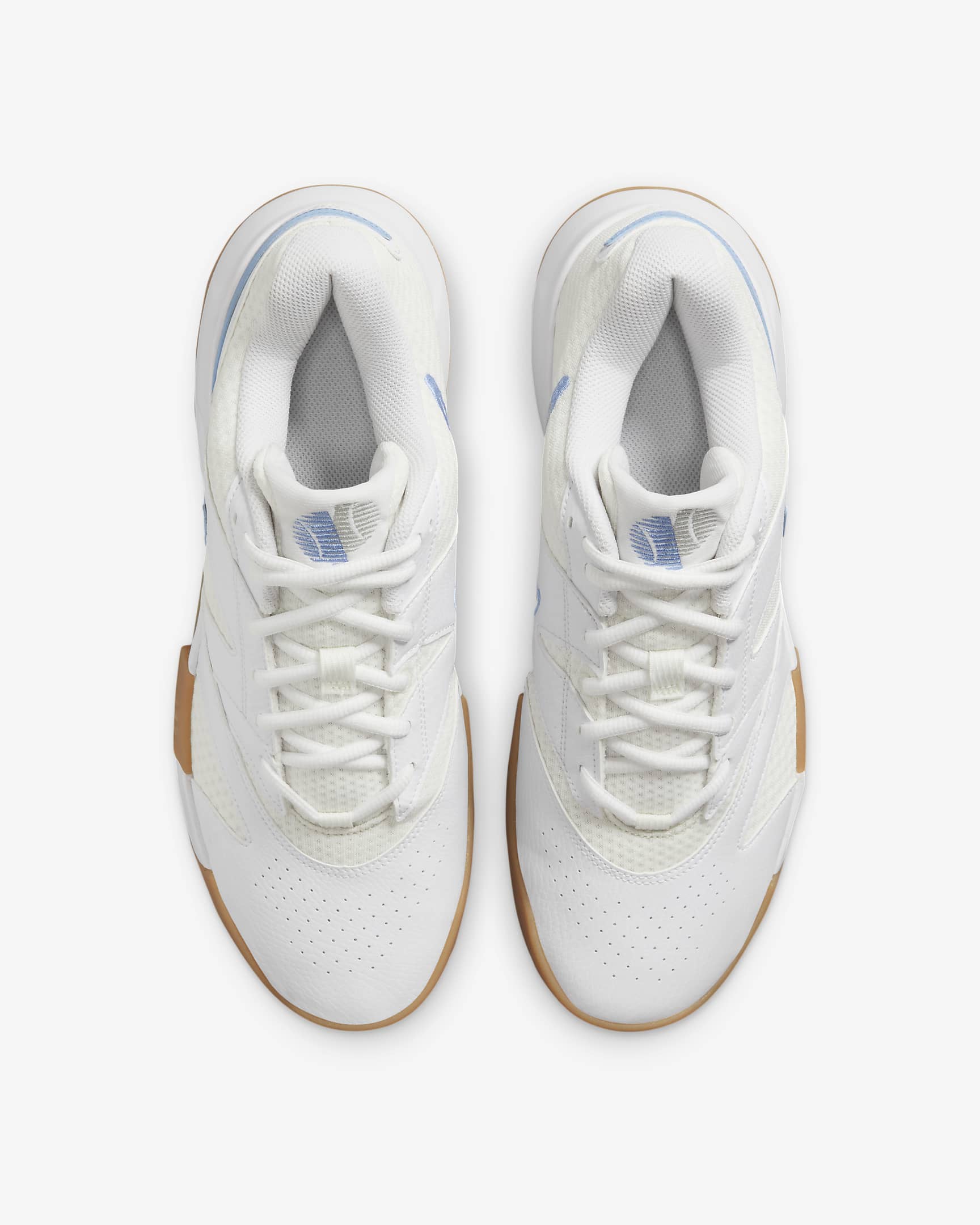 NikeCourt Lite 4 男款網球鞋 - 白色/Sail/Gum Light Brown/Light Blue