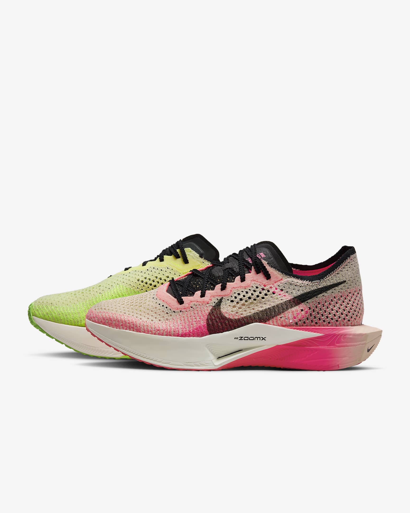 Tenis de correr en carretera para hombre Nike Vaporfly 3 - Verde luminoso/Tinte carmesí/Volt/Negro