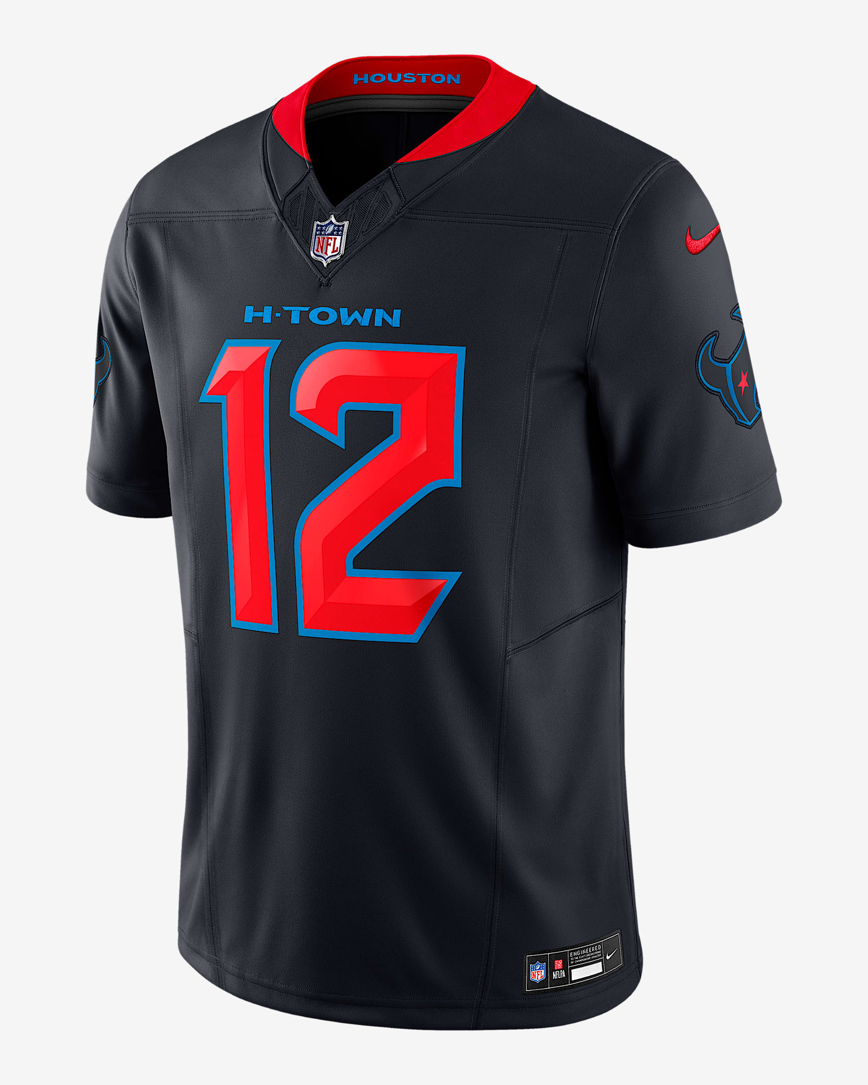 Nico Collins Houston Texans Men's Nike Dri-FIT NFL Limited Jersey - Navy