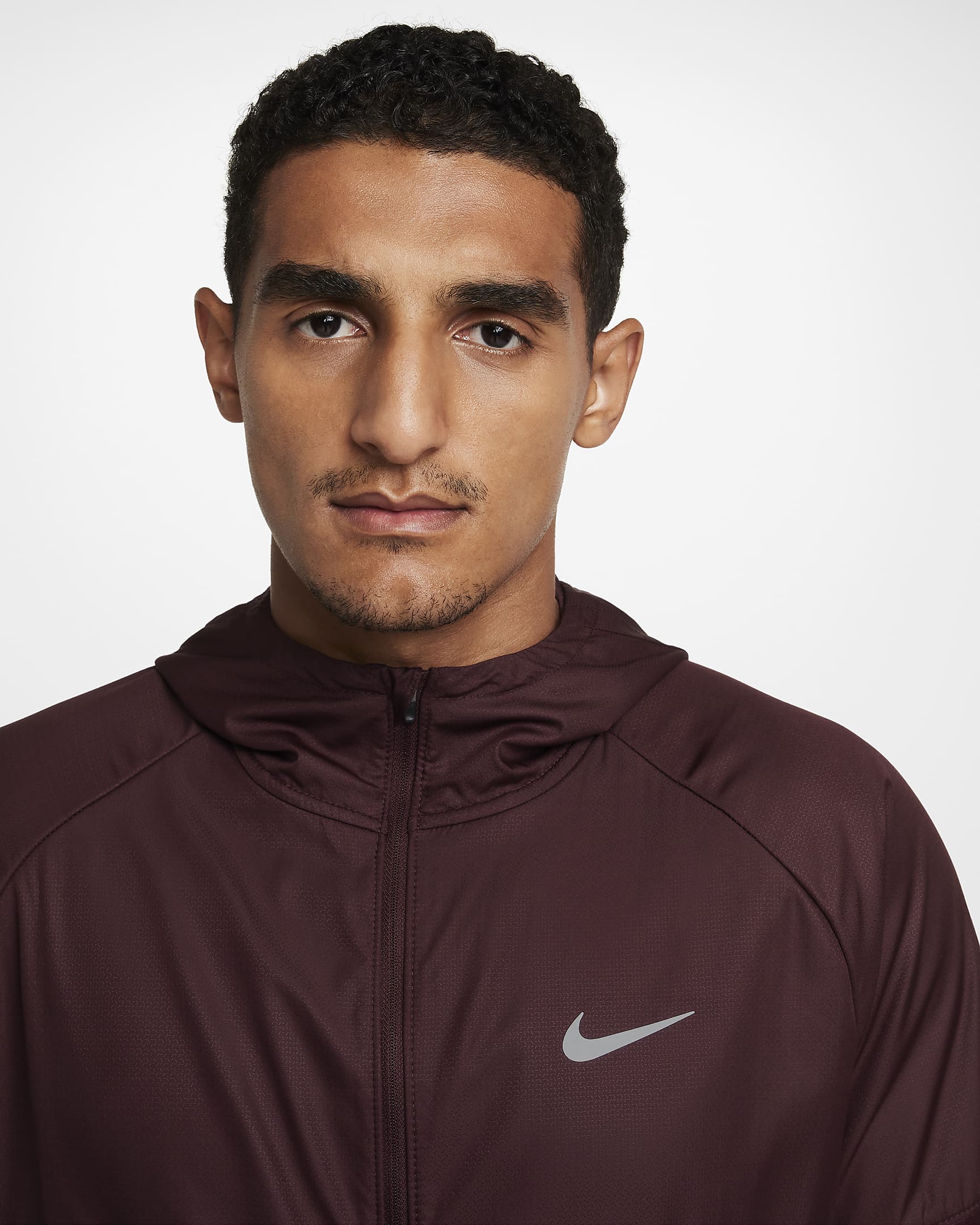 Nike Sphere Miler Men's Therma-FIT Water-Repellent Running Jacket - Burgundy Crush/Burgundy Crush