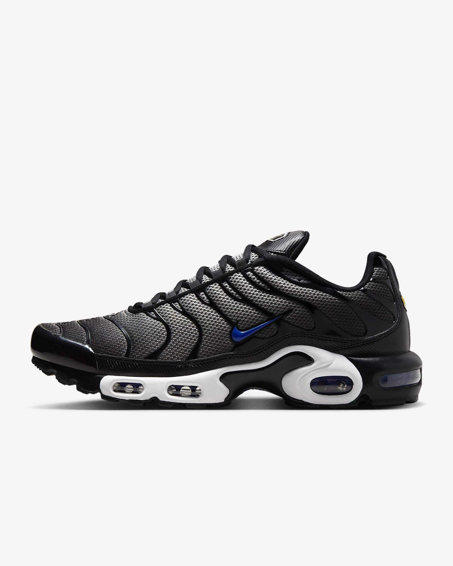 Nike Air Max Plus Men's Shoes - White/Black/Anthracite/Racer Blue