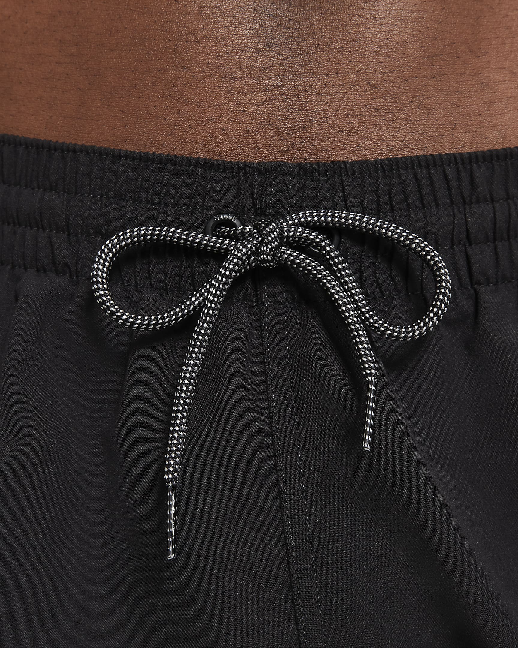 Nike Split-badebukser (13 cm) til mænd - sort/Iron Grey/hvid