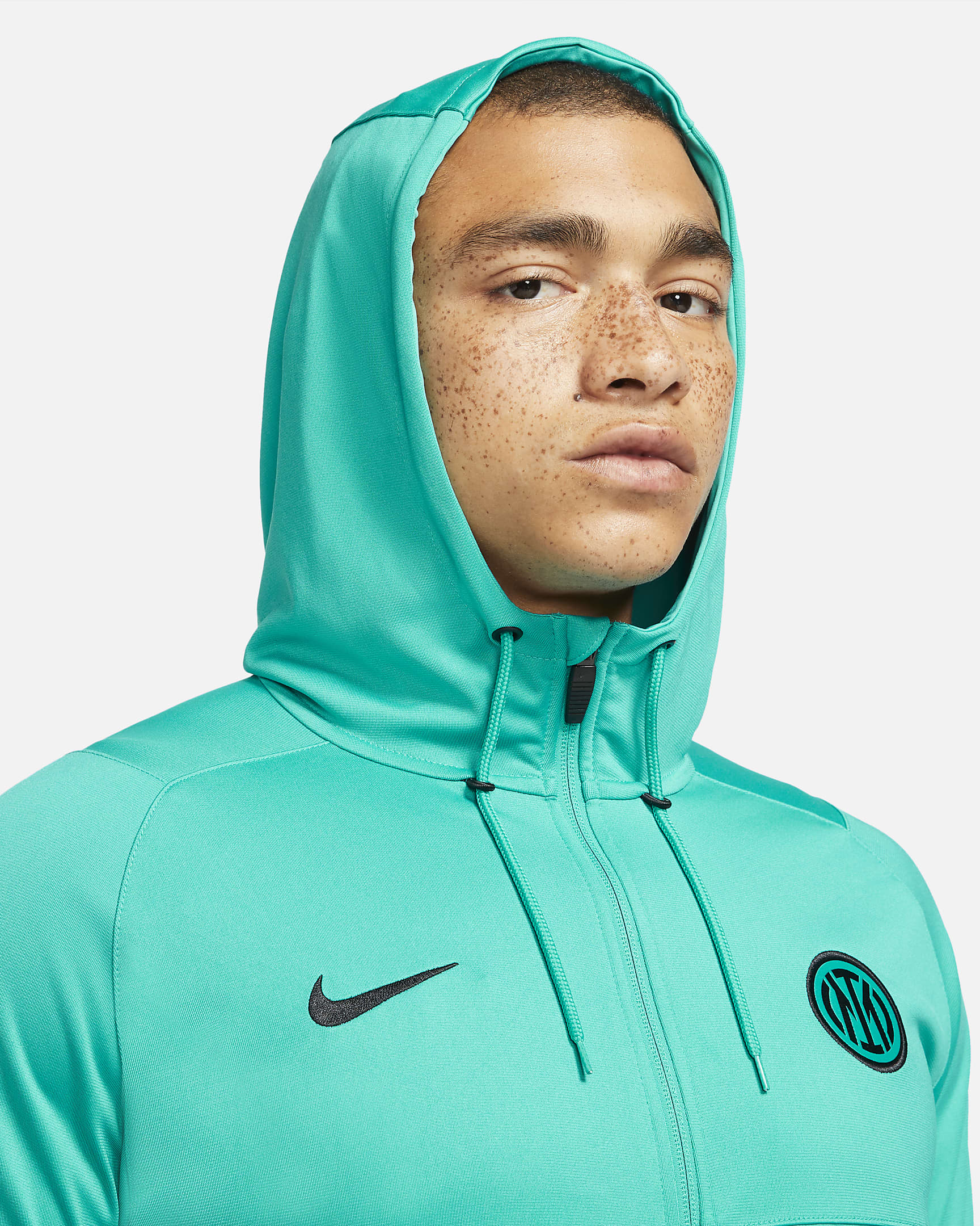 Inter Milan Strike Men's Nike DriFIT Knit Football Tracksuit Jacket