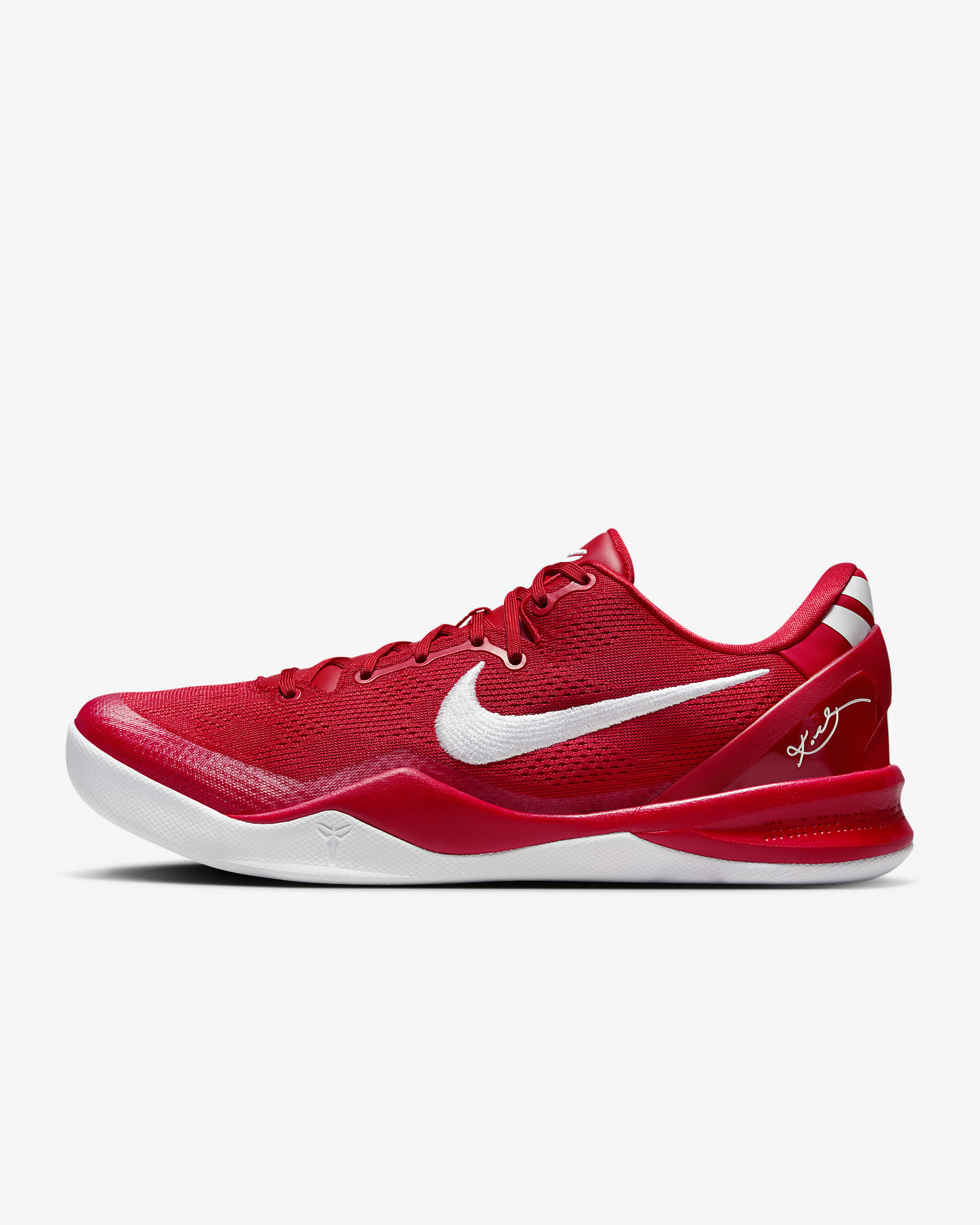 Tenis de básquetbol Kobe VIII Protro - Rojo universitario/Rojo universitario/Blanco