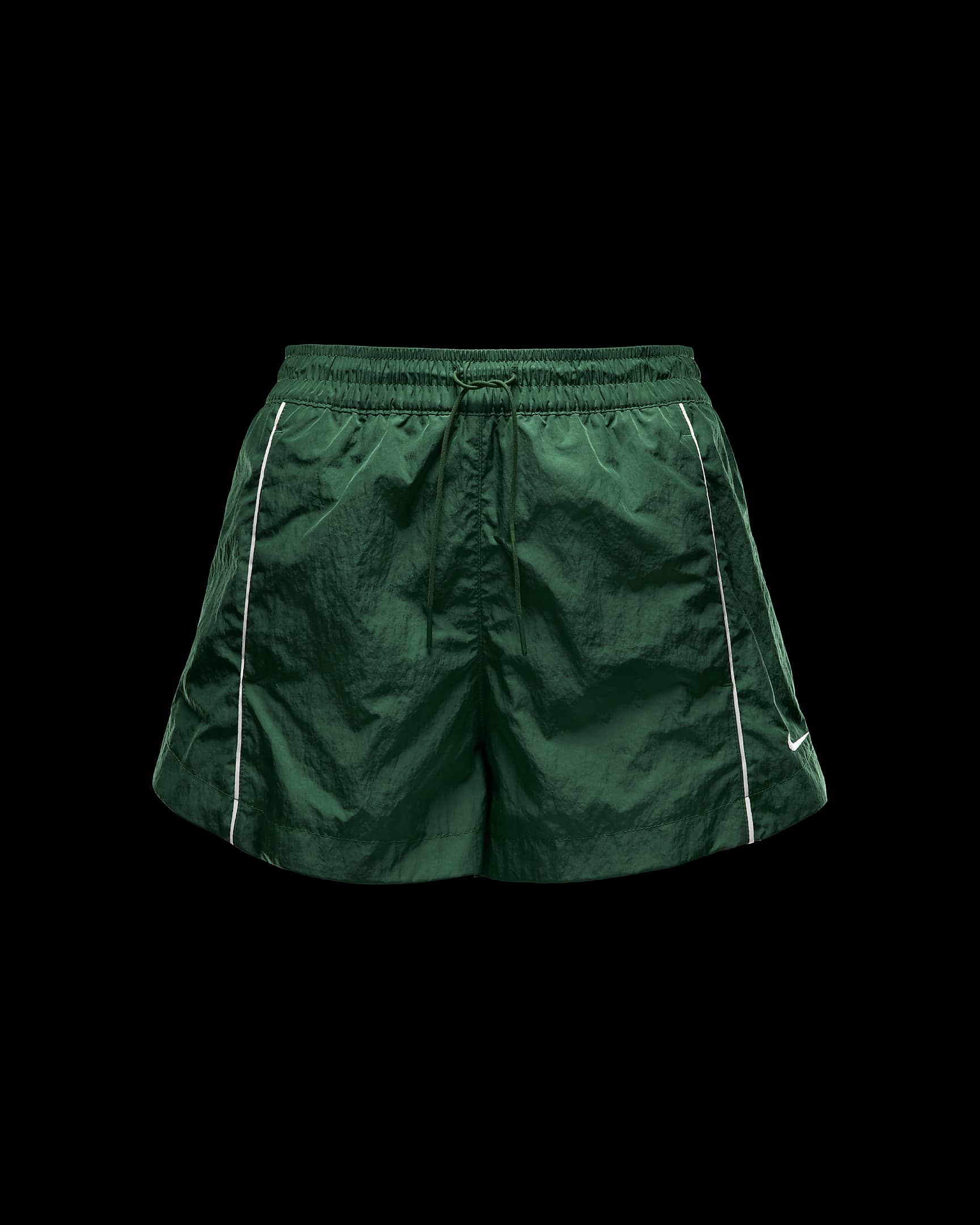 Shorts de tejido Woven de tiro medio de 5 cm para mujer Nike Windrunner - Verde desfiladero/Vela