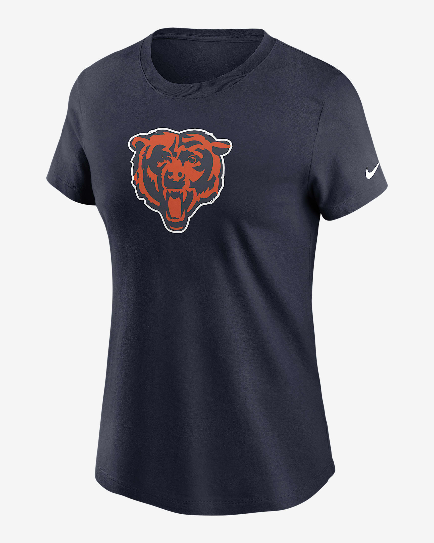 Chicago Bears Primary Logo Women's Nike NFL T-Shirt - Navy
