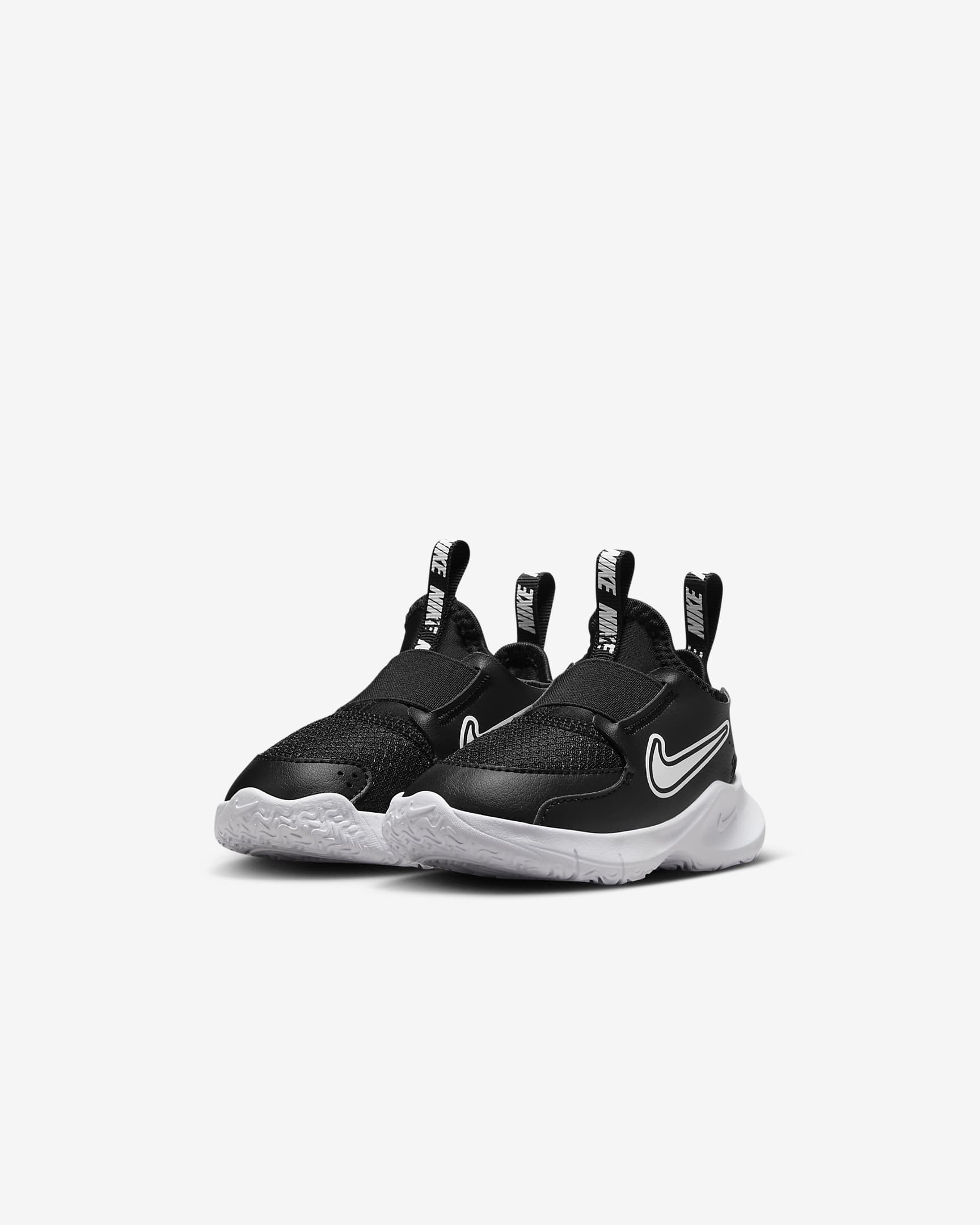 Nike Flex Runner 3 Baby/Toddler Shoes - Black/White