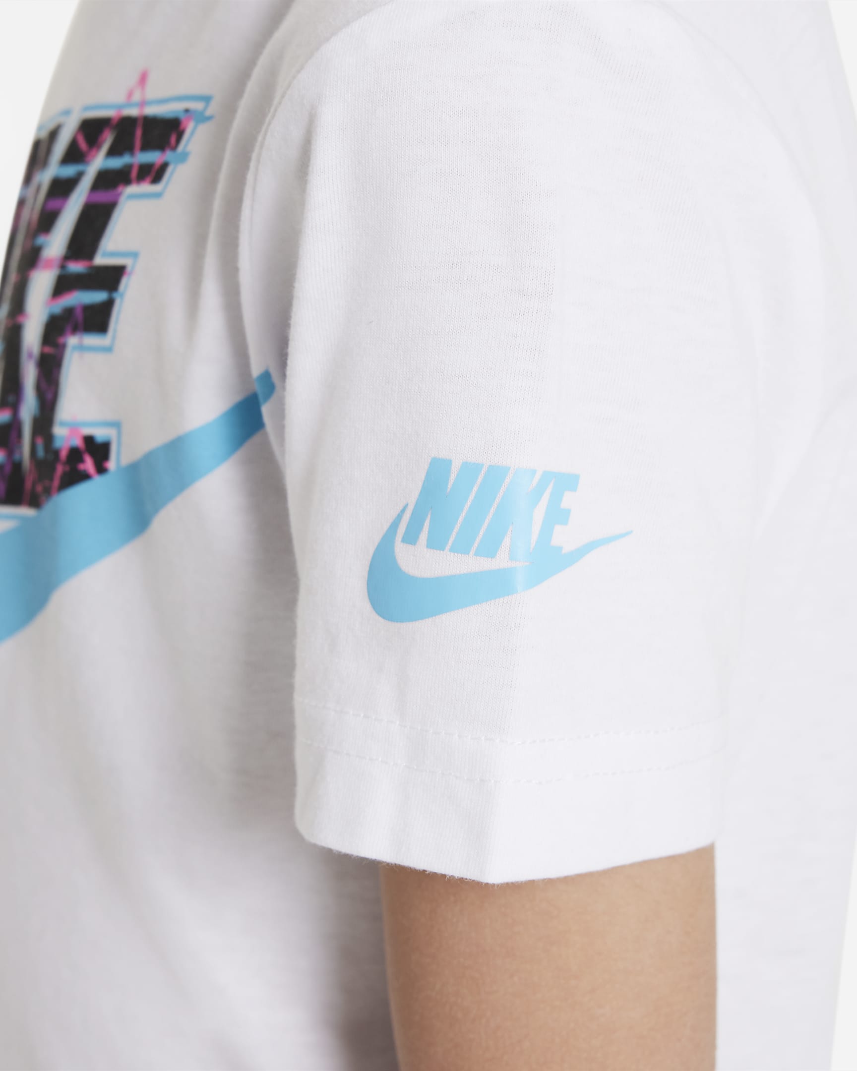 Nike New Wave Futura Tee Little Kids' T-Shirt - White