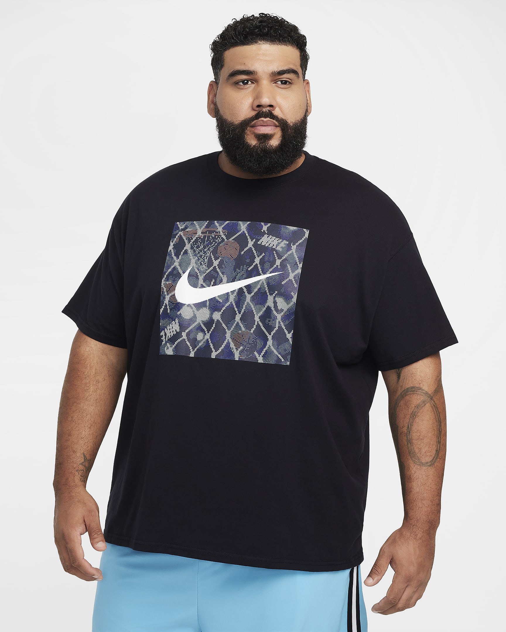 Nike Men's Max90 Basketball T-Shirt - Black