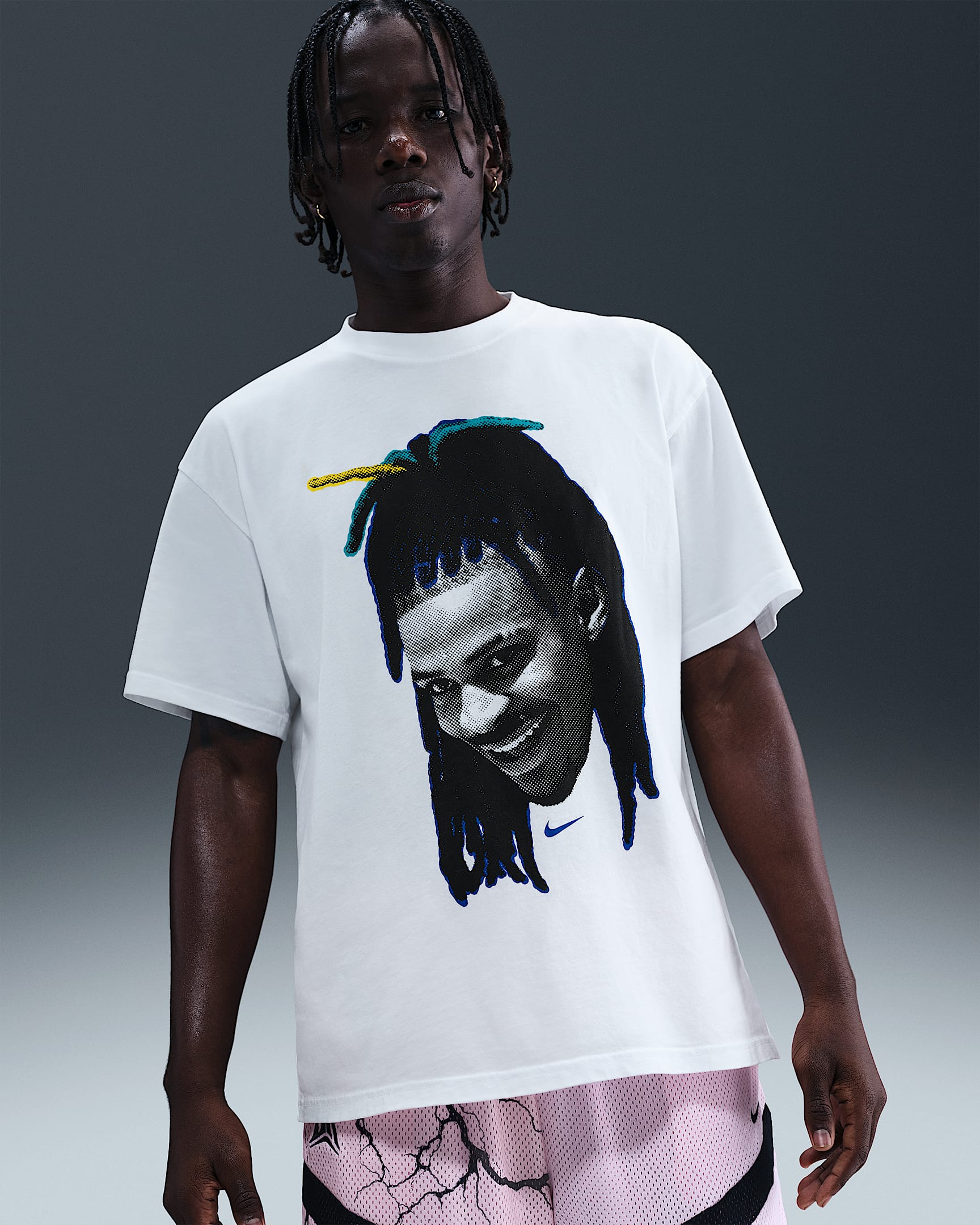 Ja Men's Max90 Basketball T-Shirt - White
