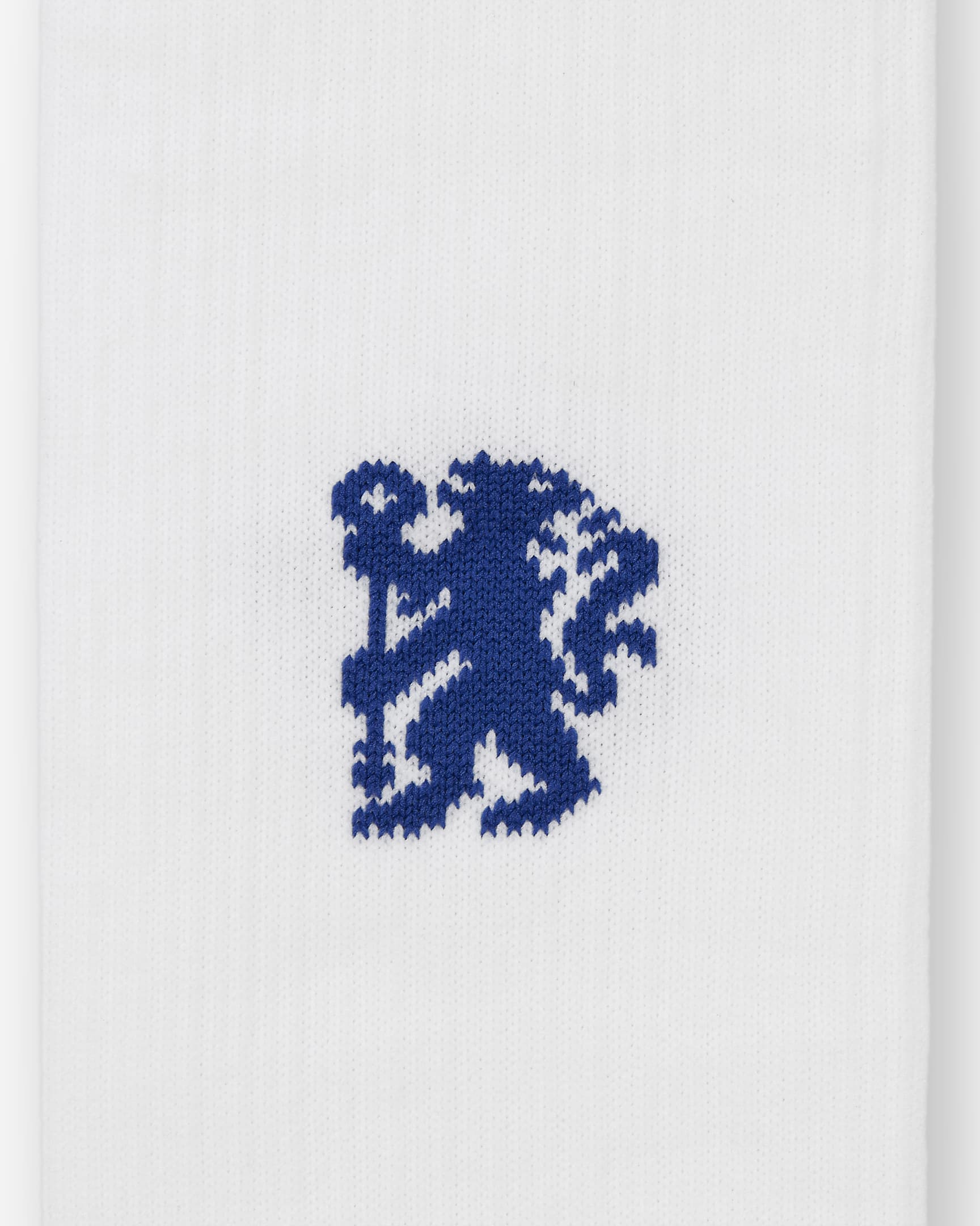 Chelsea F.C. Strike Home Nike Dri-FIT Knee-High Football Socks - White/Rush Blue/Rush Blue