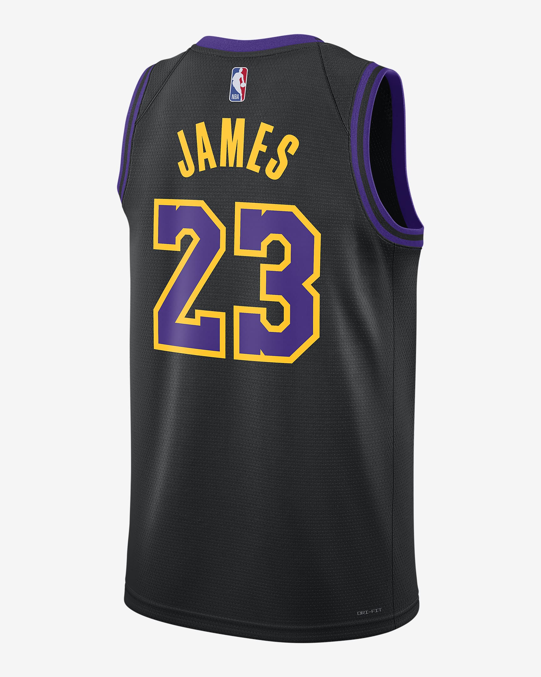 LeBron James Los Angeles Lakers City Edition 2023/24 Men's Nike DriFIT