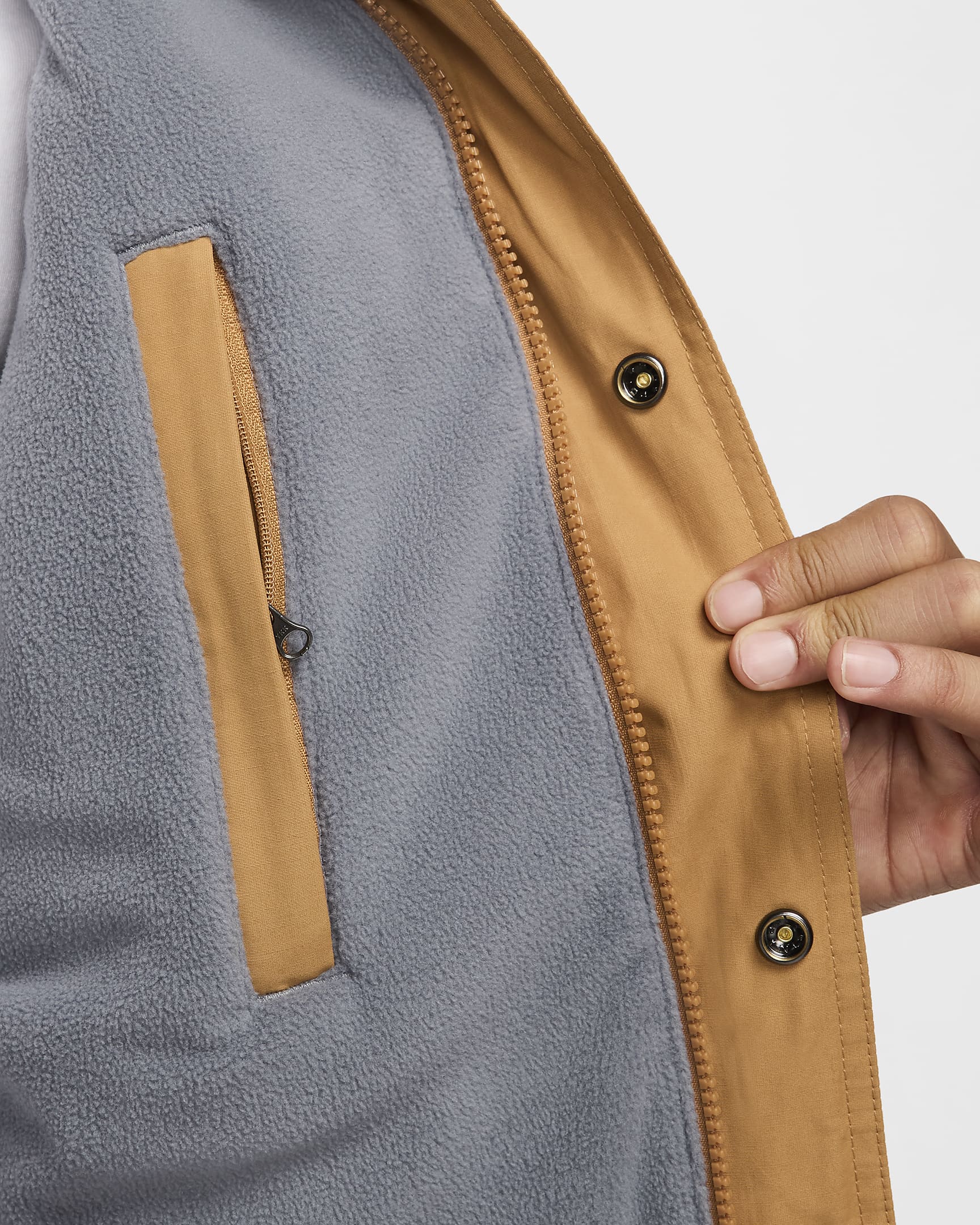 Nike Club Futura Men's Jacket - Flax/White