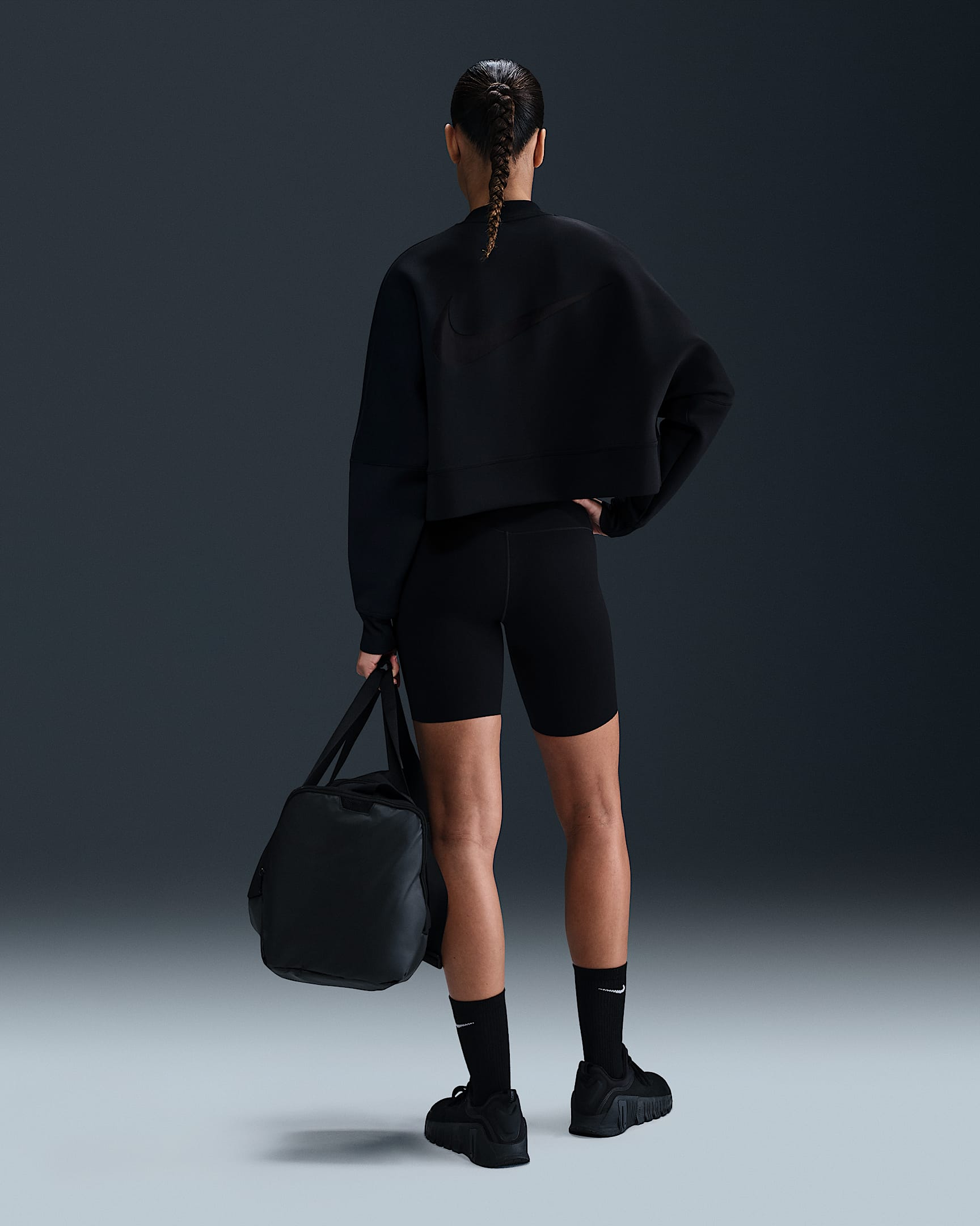 womens nike cropped top