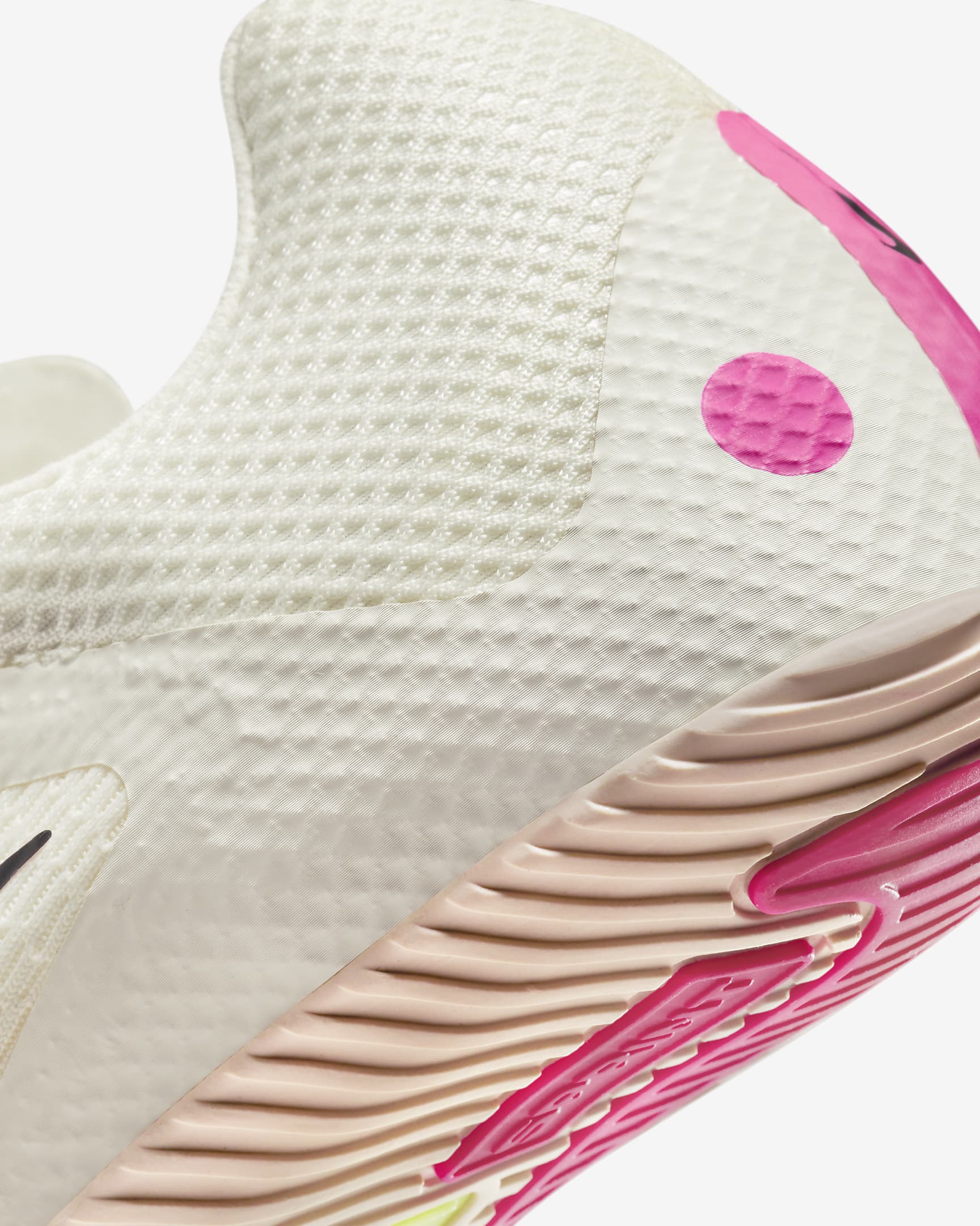 Scarpa chiodata per lo sprint Nike Rival Sprint - Sail/Light Lemon Twist/Guava Ice/Fierce Pink