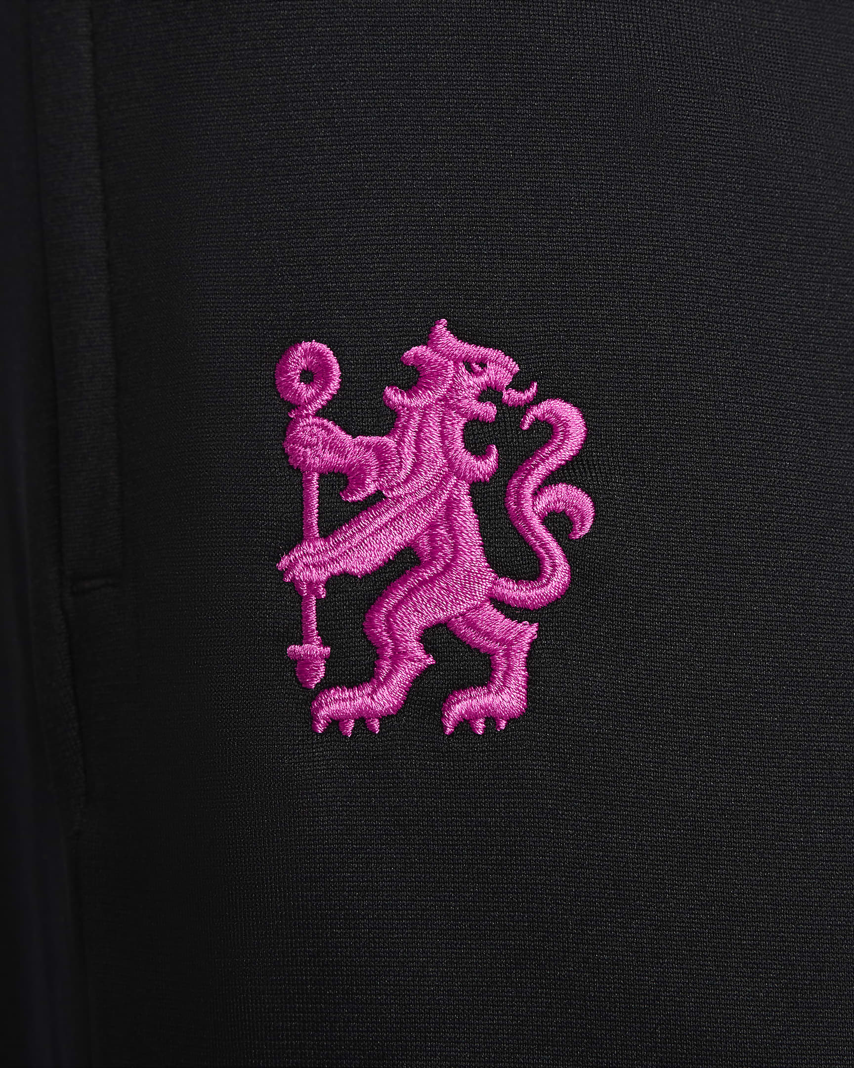 Stickad fotbollstracksuit Chelsea FC Strike (tredjeställ) Nike Dri-FIT för män - Pink Prime/Svart/Pink Prime