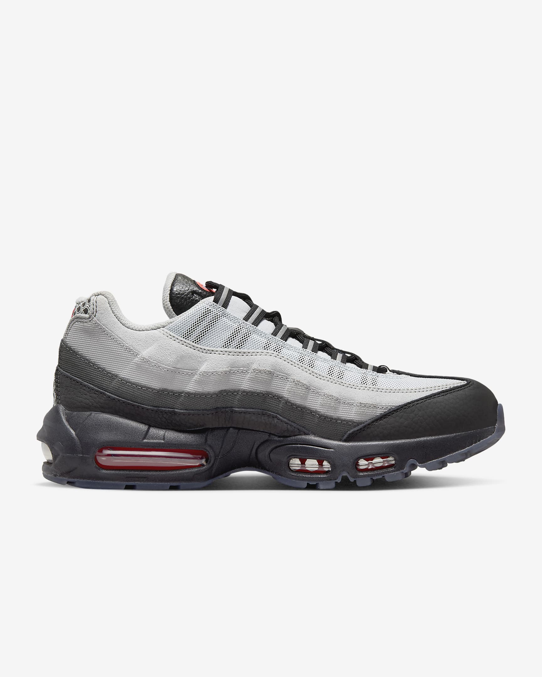 Nike Air Max 95 Premium Men's Shoes - Black/Pure Platinum/Light Smoke Grey/White