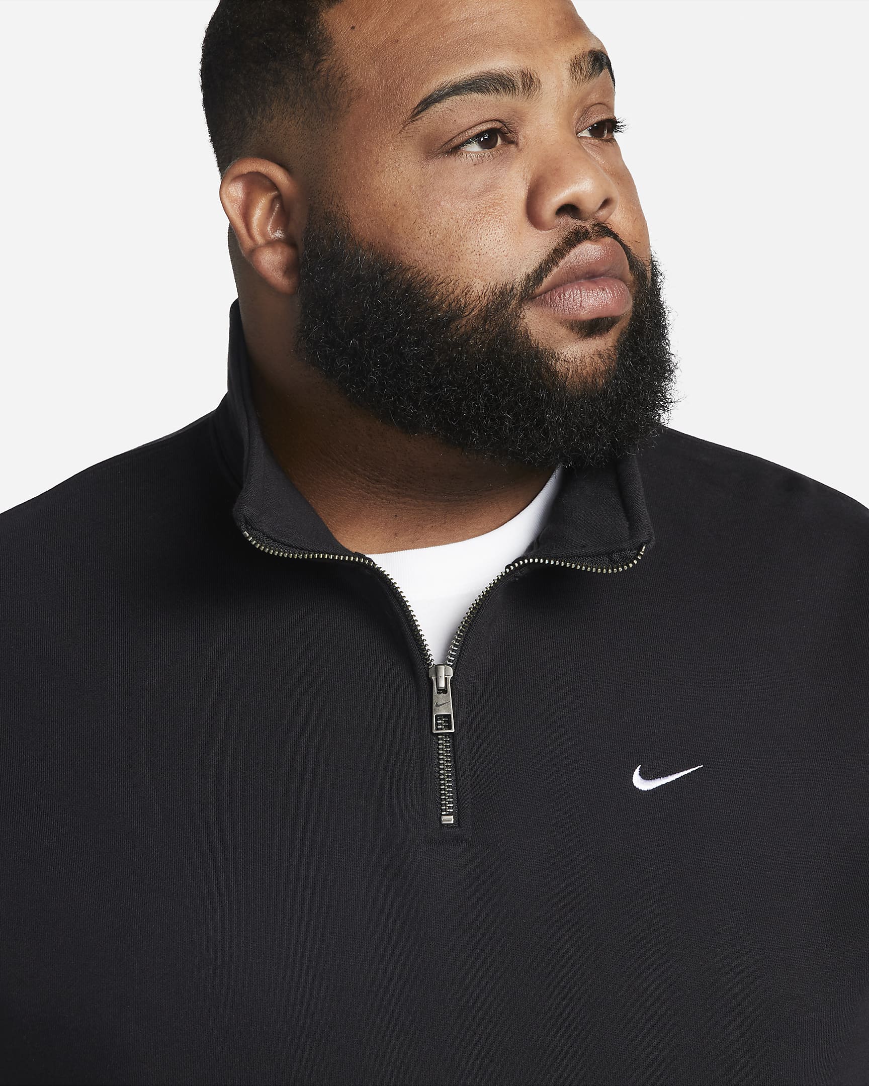 Nike Solo Swoosh Men's 1/4Zip Top. Nike LU