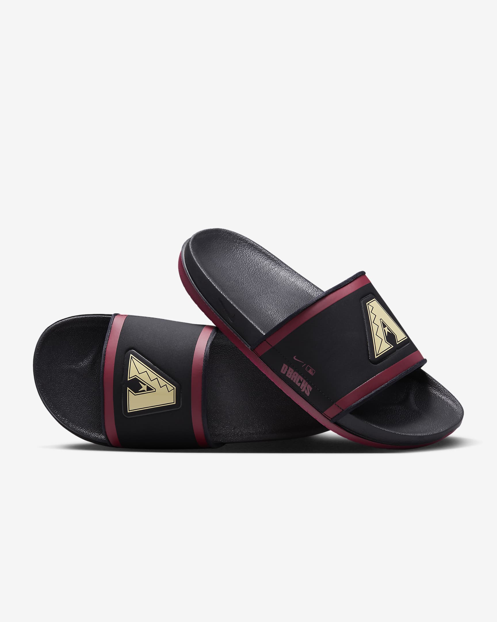 Nike Offcourt (MLB Arizona Diamondbacks) Slide - Black/Team Crimson/Team Gold